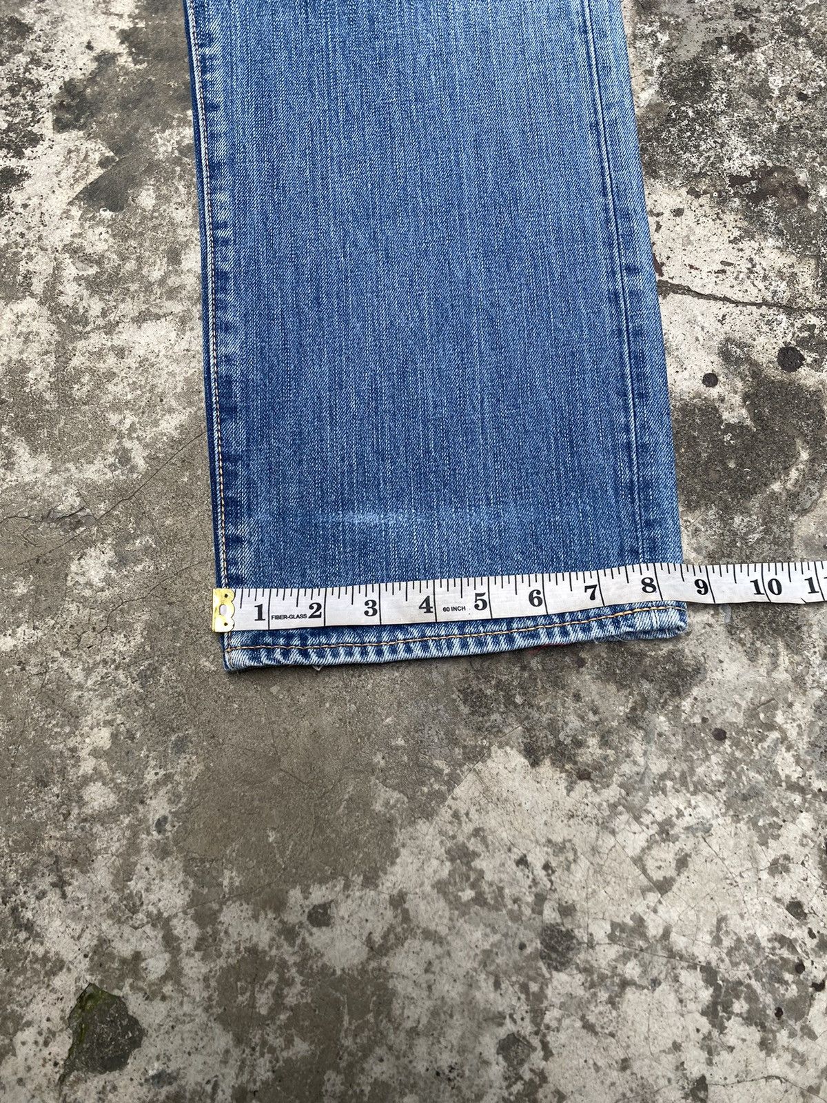 Evisu Evisu Faded Blue Straight Denim Pants Size US 36 / EU 52 - 12 Thumbnail