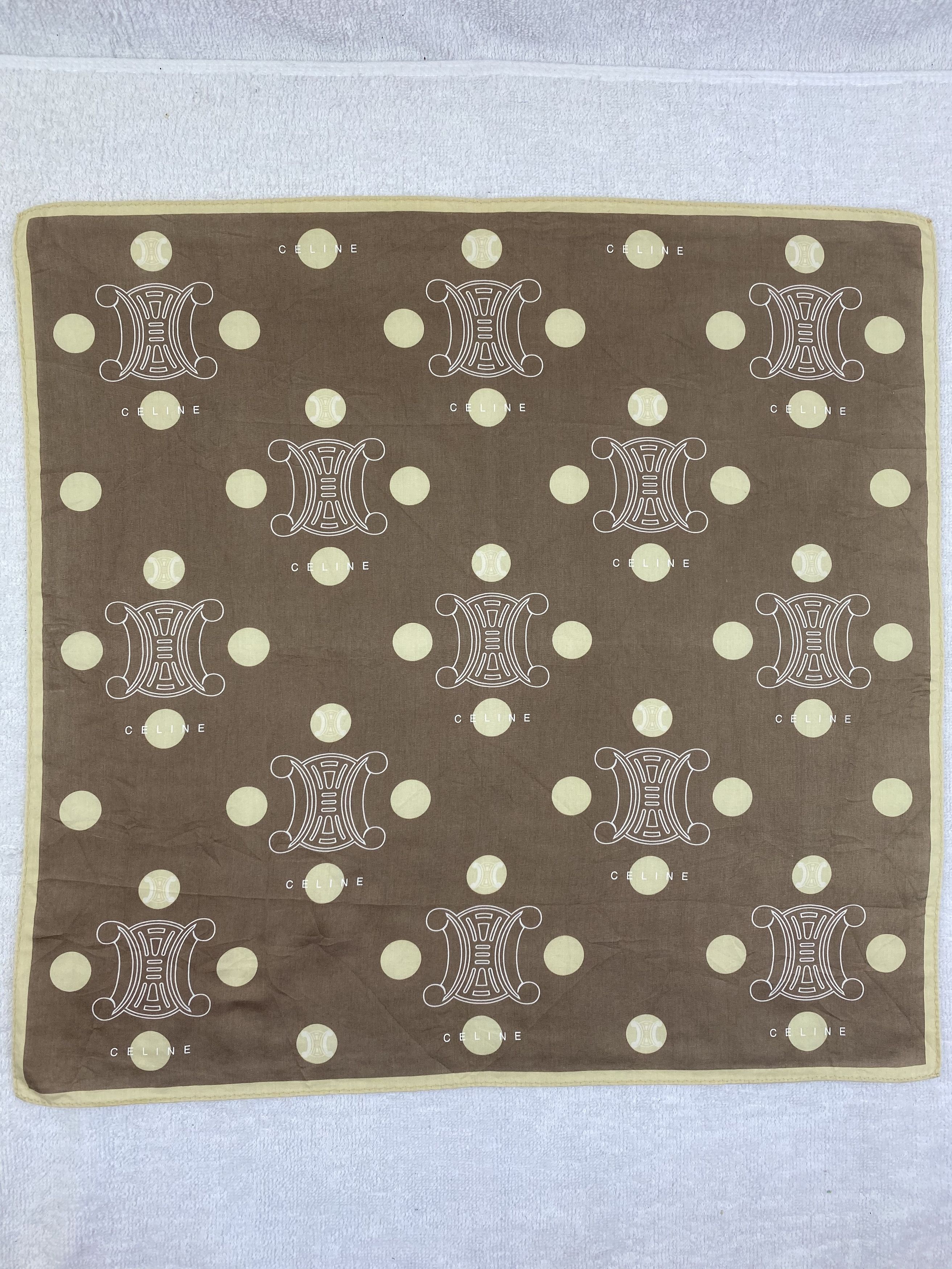 Celine Celine Luxury Bandana / Handkerchief / Neckerchief Size ONE SIZE - 3 Thumbnail
