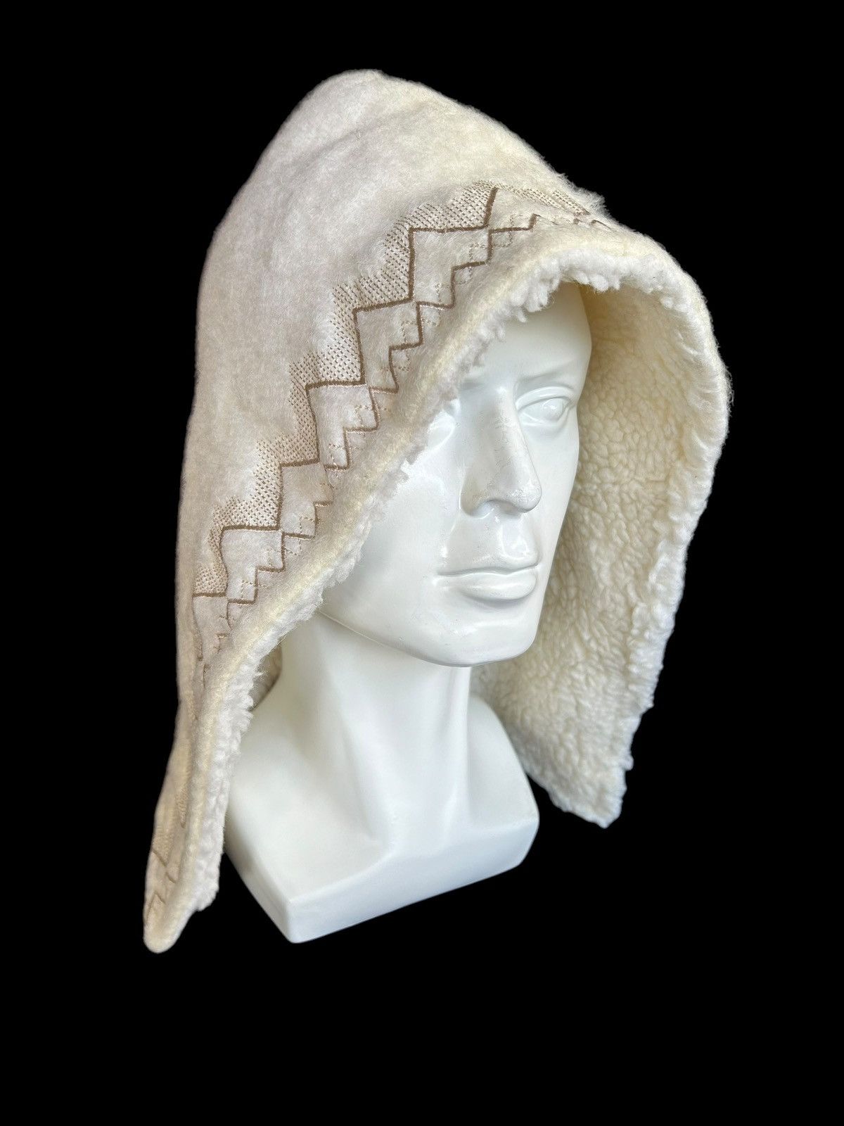 If Six Was Nine × Kapital × Vintage Balaclava Beanie Hairy Fur ☠️☠️ Size ONE SIZE - 5 Thumbnail