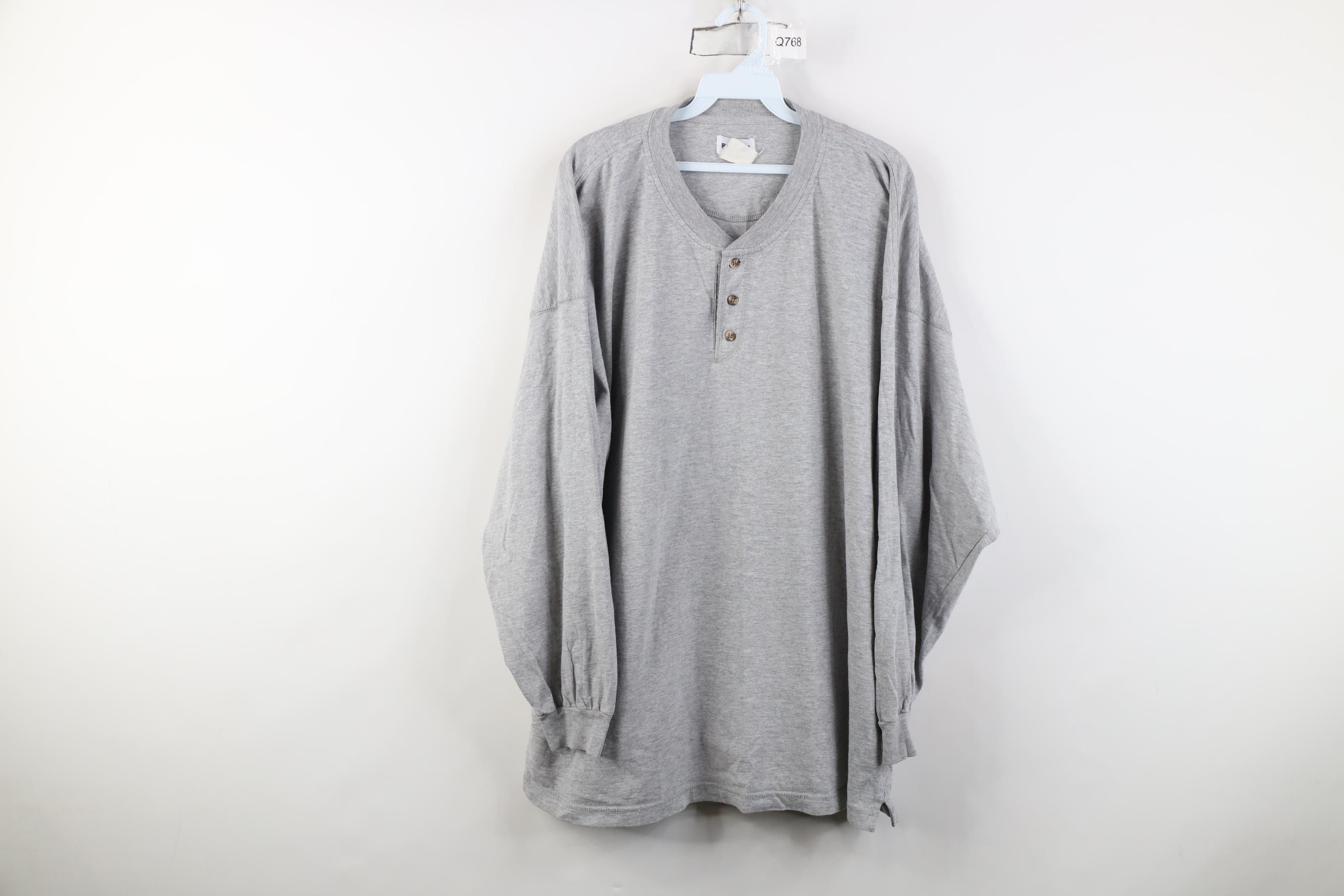 Vintage Vintage 90s Streetwear Heavyweight Long Sleeve T-Shirt Size US XXL / EU 58 / 5 - 1 Thumbnail