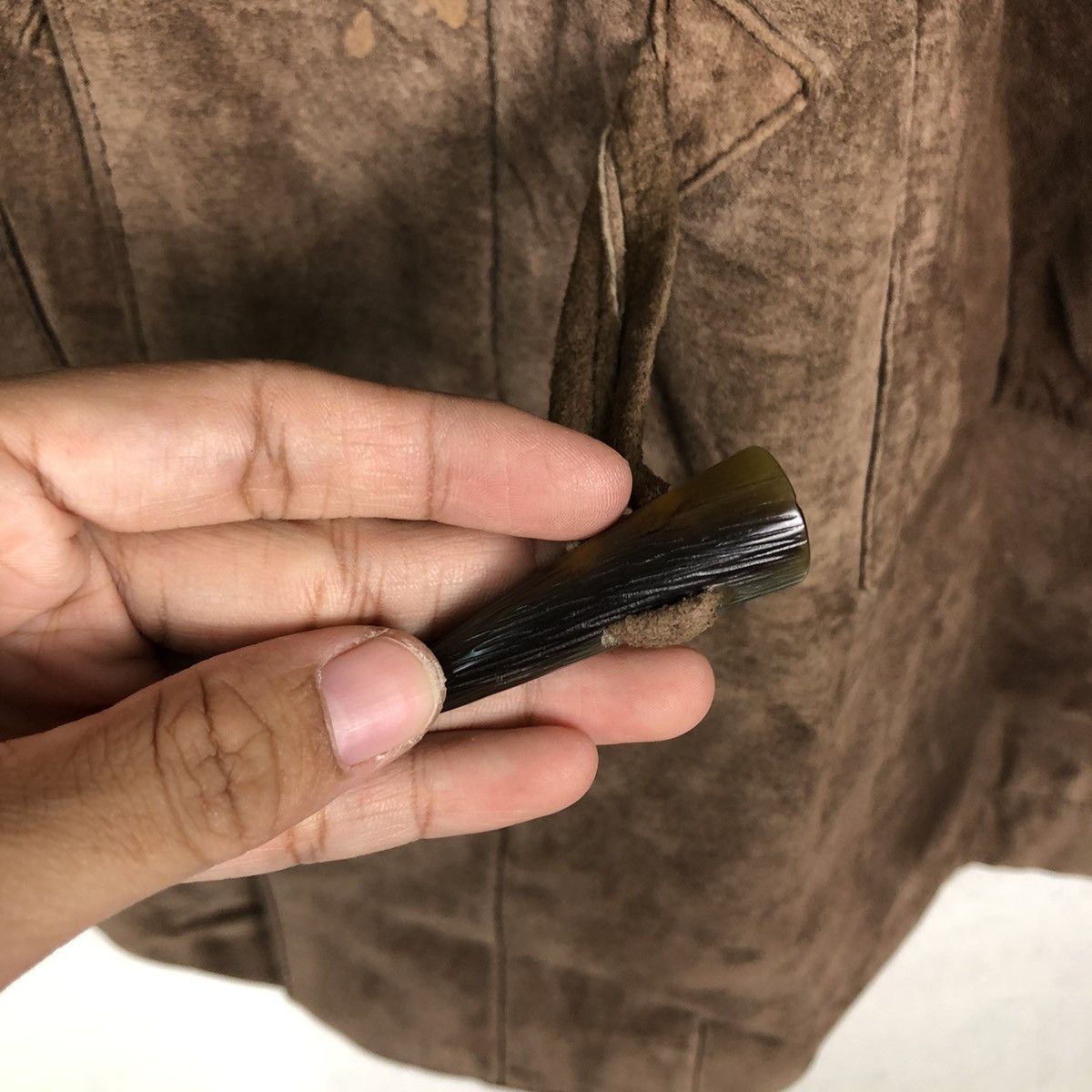 Japanese Brand 🔥Vintage Long Leather Jacket Mondo Lui Issey Miyake Blanket Size US M / EU 48-50 / 2 - 16 Thumbnail