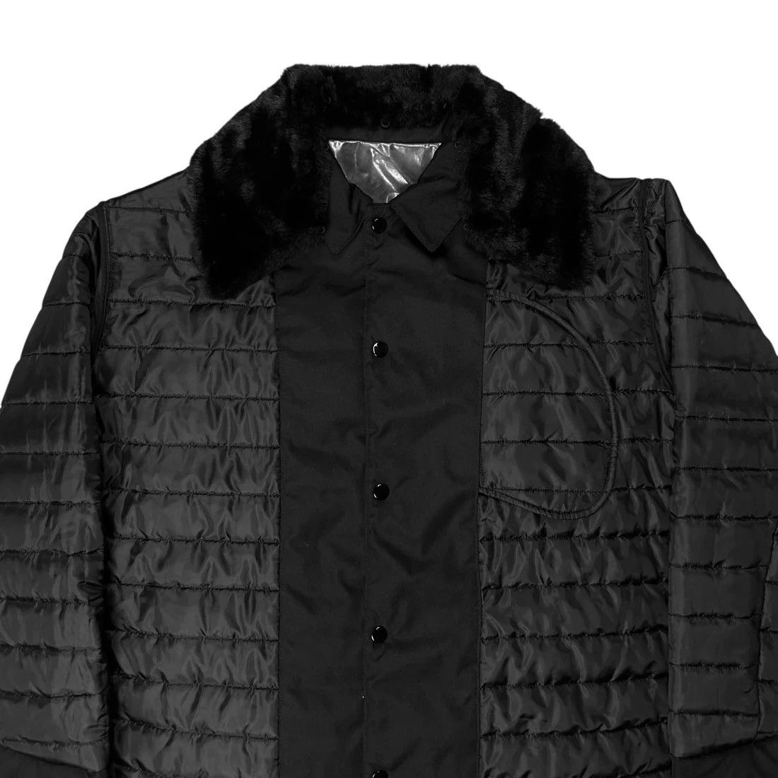 Maison Margiela Maison Margiela Reversible Quilted Faux Fur Jacket - AW18 Size US XL / EU 56 / 4 - 14 Thumbnail