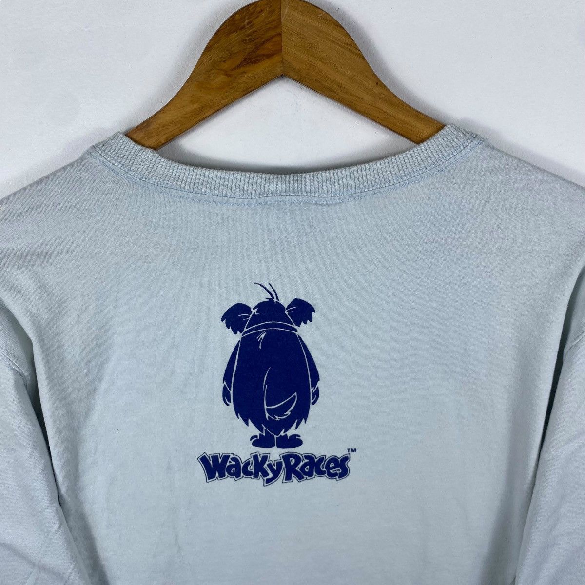 Cartoon Network Vintage 90's WACKY RACES Hanna Barbera Cartoon Longsleeve Size US M / EU 48-50 / 2 - 6 Thumbnail