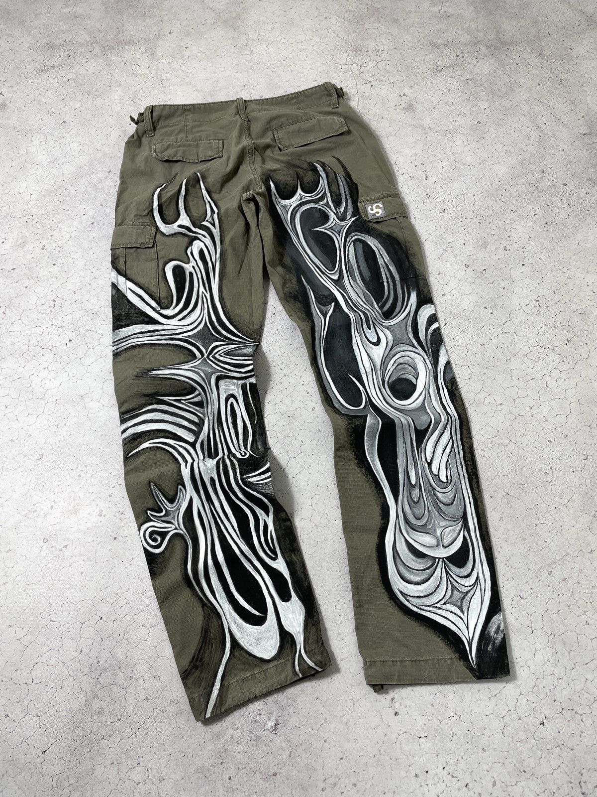 Carhartt ❤️‍🔥1OF1 Carhartt Vintage Cargo Custom Pants Trousers Size US 34 / EU 50 - 3 Thumbnail