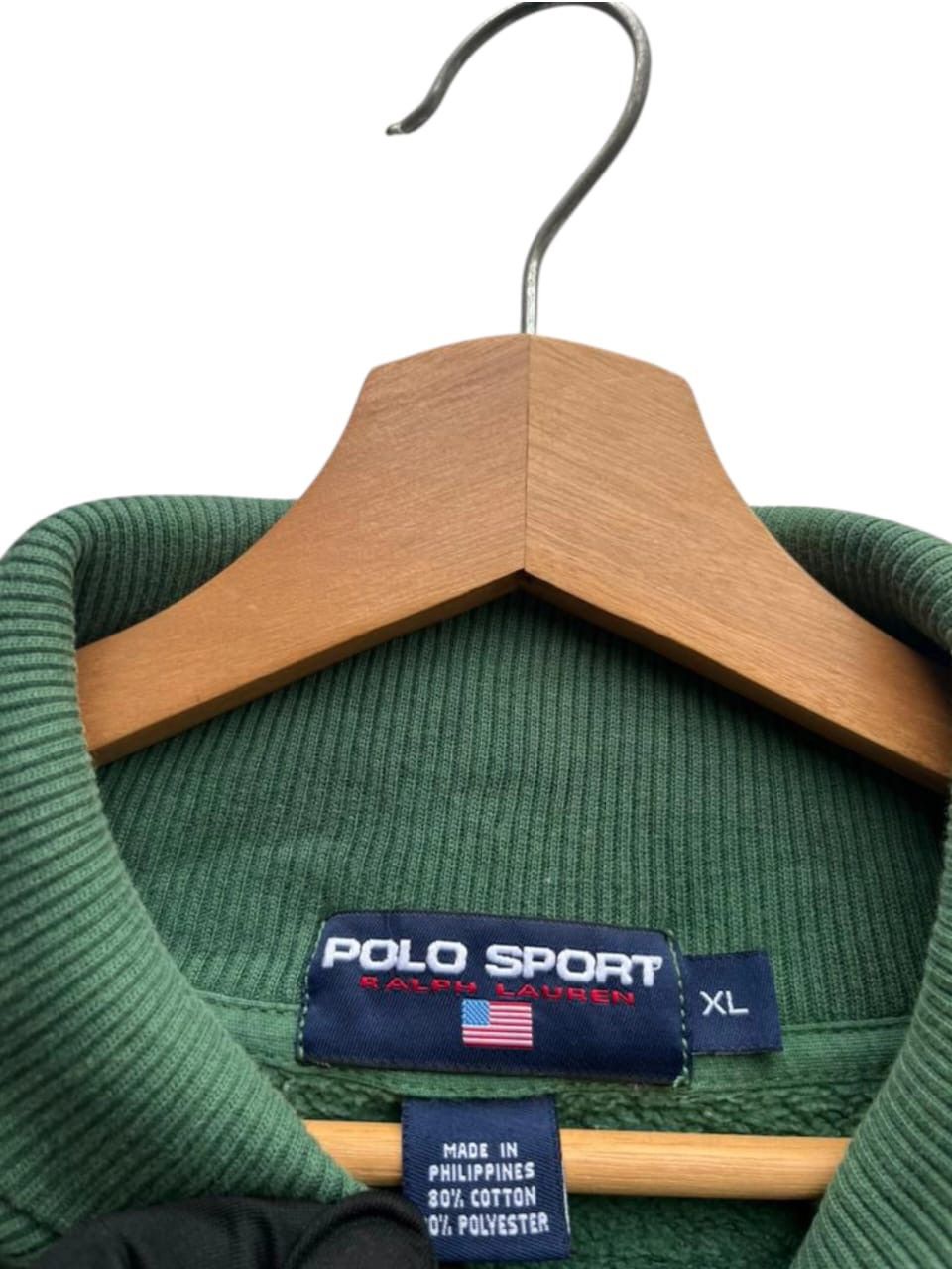 Polo Ralph Lauren Vintage Polo Sport Ralph Lauren RL Academy Shawl Collar Pull Size US XL / EU 56 / 4 - 5 Thumbnail
