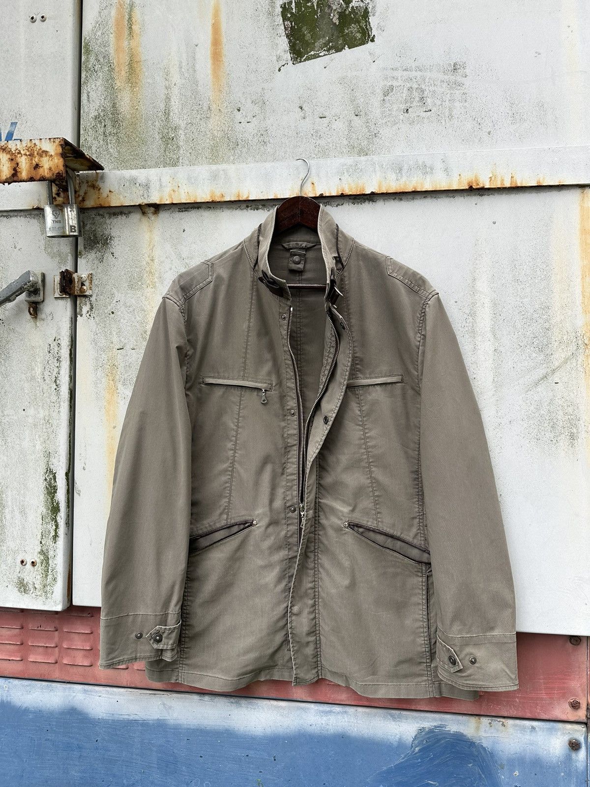 Vintage 👹Vintage Intermezzo Olive Green Chore Jacket Size US L / EU 52-54 / 3 - 1 Thumbnail