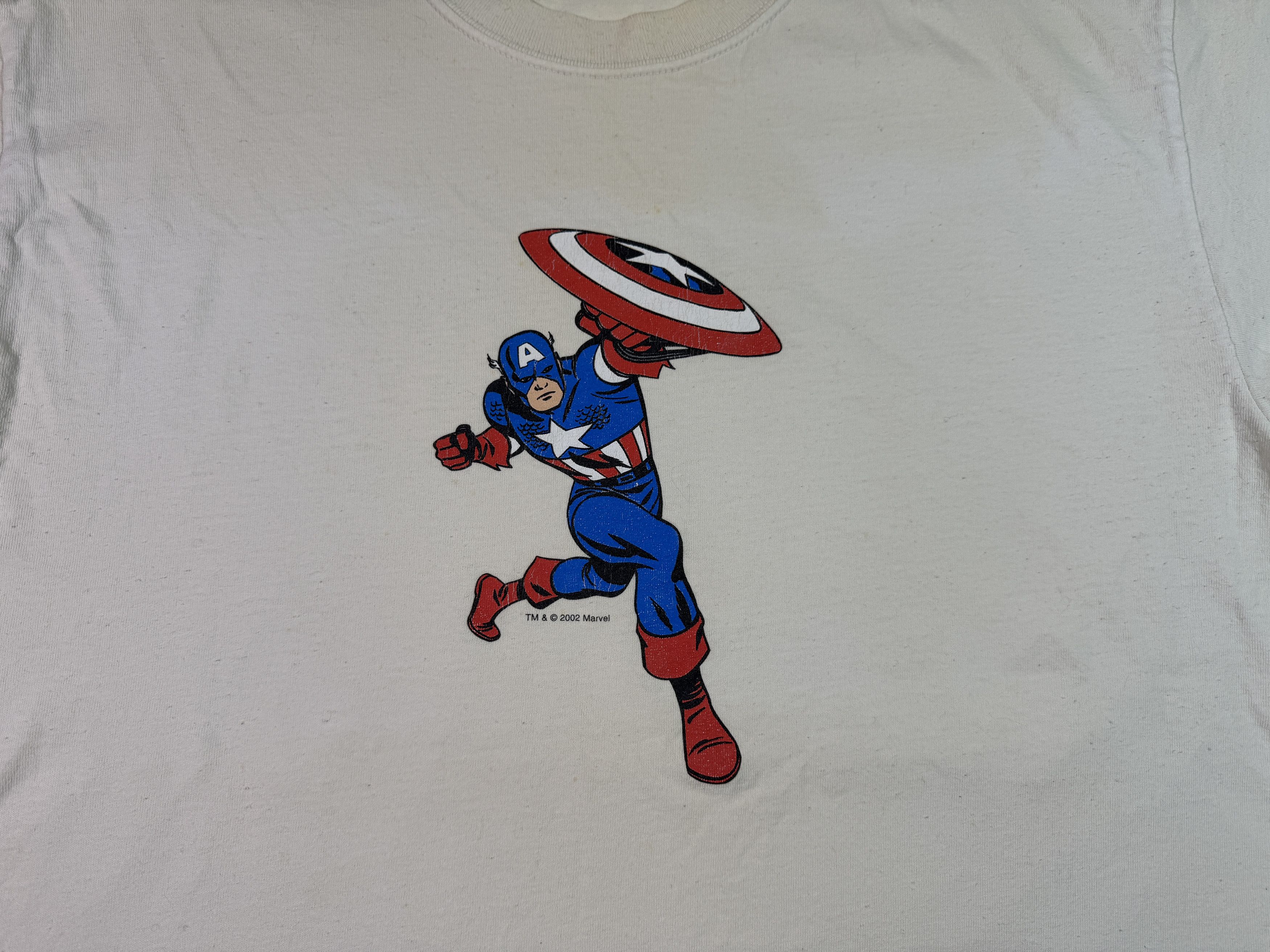 Marvel Comics Vintage 2002 Captain America Marvel T-shirt Size US L / EU 52-54 / 3 - 3 Thumbnail