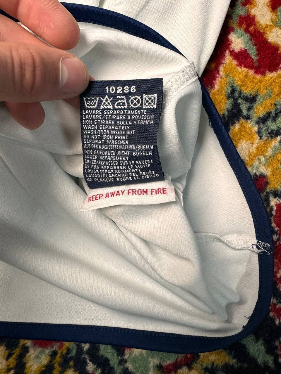 Diadora SCOTLAND 2004/2005 TRAINING SOCCER FOOTBALL SHIRT JERSEY Size US L / EU 52-54 / 3 - 5 Thumbnail