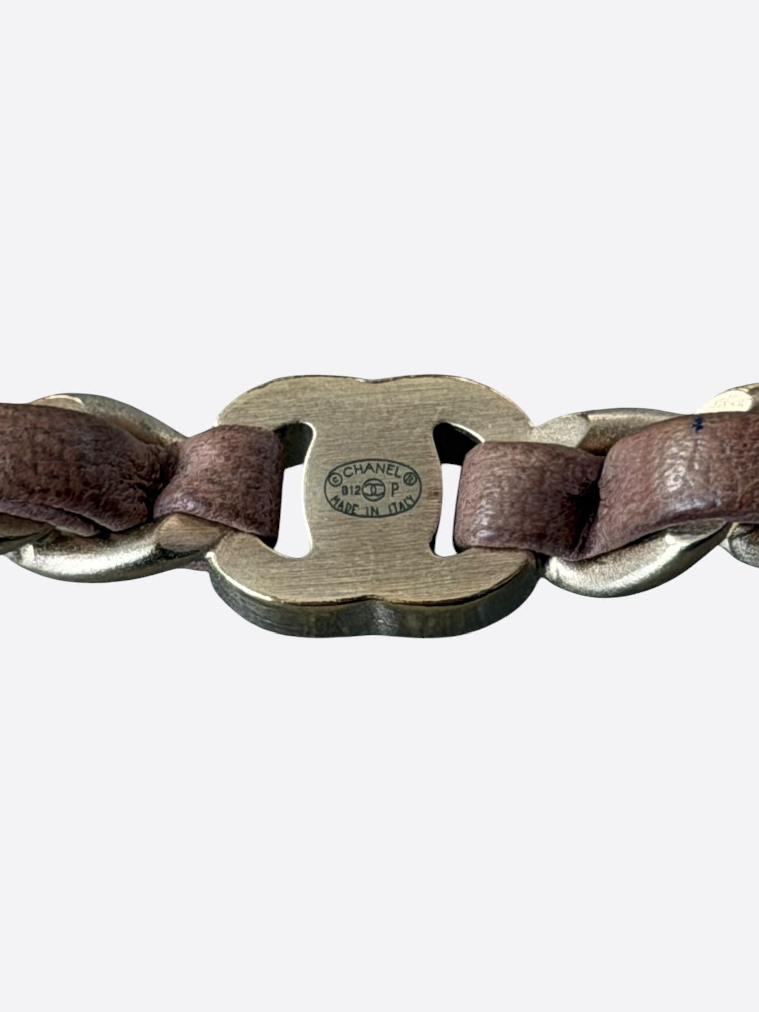 Chanel Chanel Silver & Brown CC Turnlock Bracelet Size ONE SIZE - 3 Thumbnail