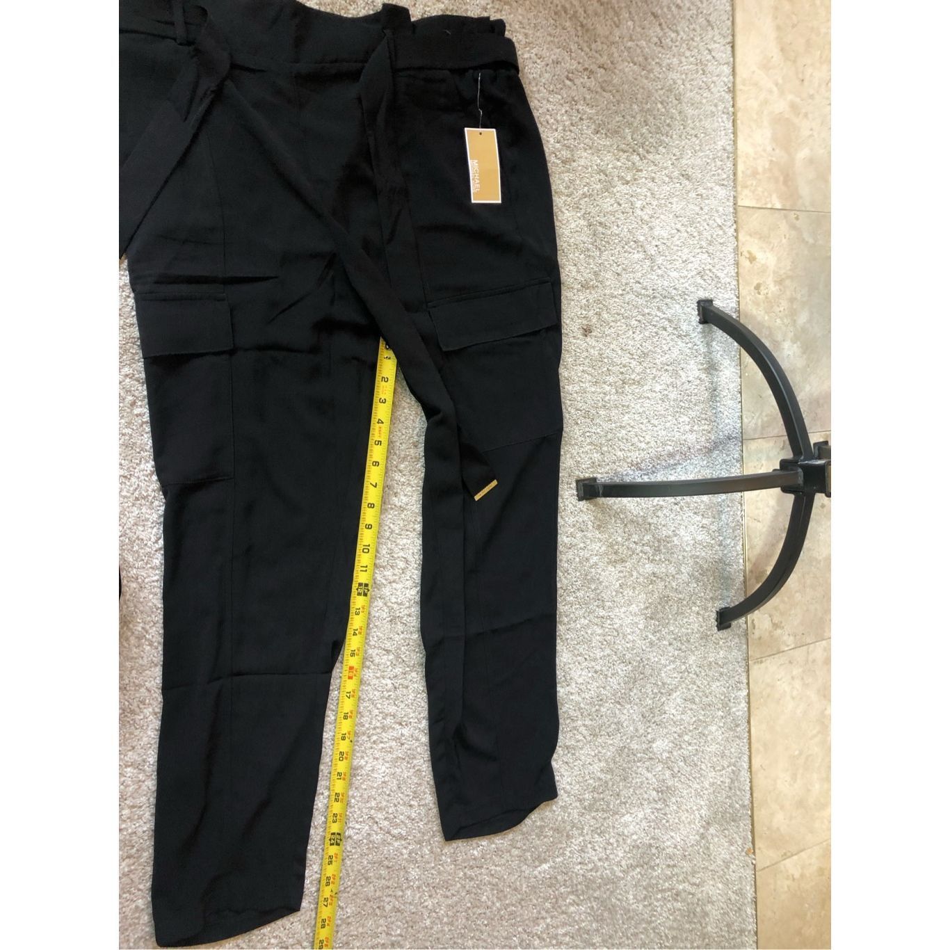 Michael Kors Michael Kors Women’s Black Jogger Style Cargo Pants Size XL Size 38" / US 16 / IT 52 - 9 Thumbnail