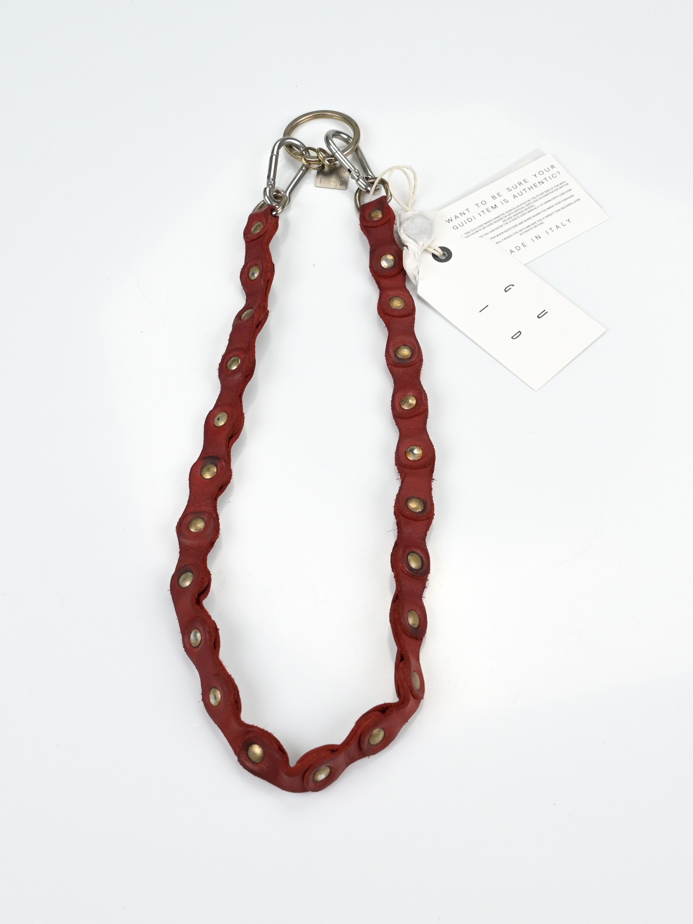 小物 D-Clasp Key Ring with GUIDI Leather Code D-Clasp Key Ring with GUIDI Leather Code – PRY
