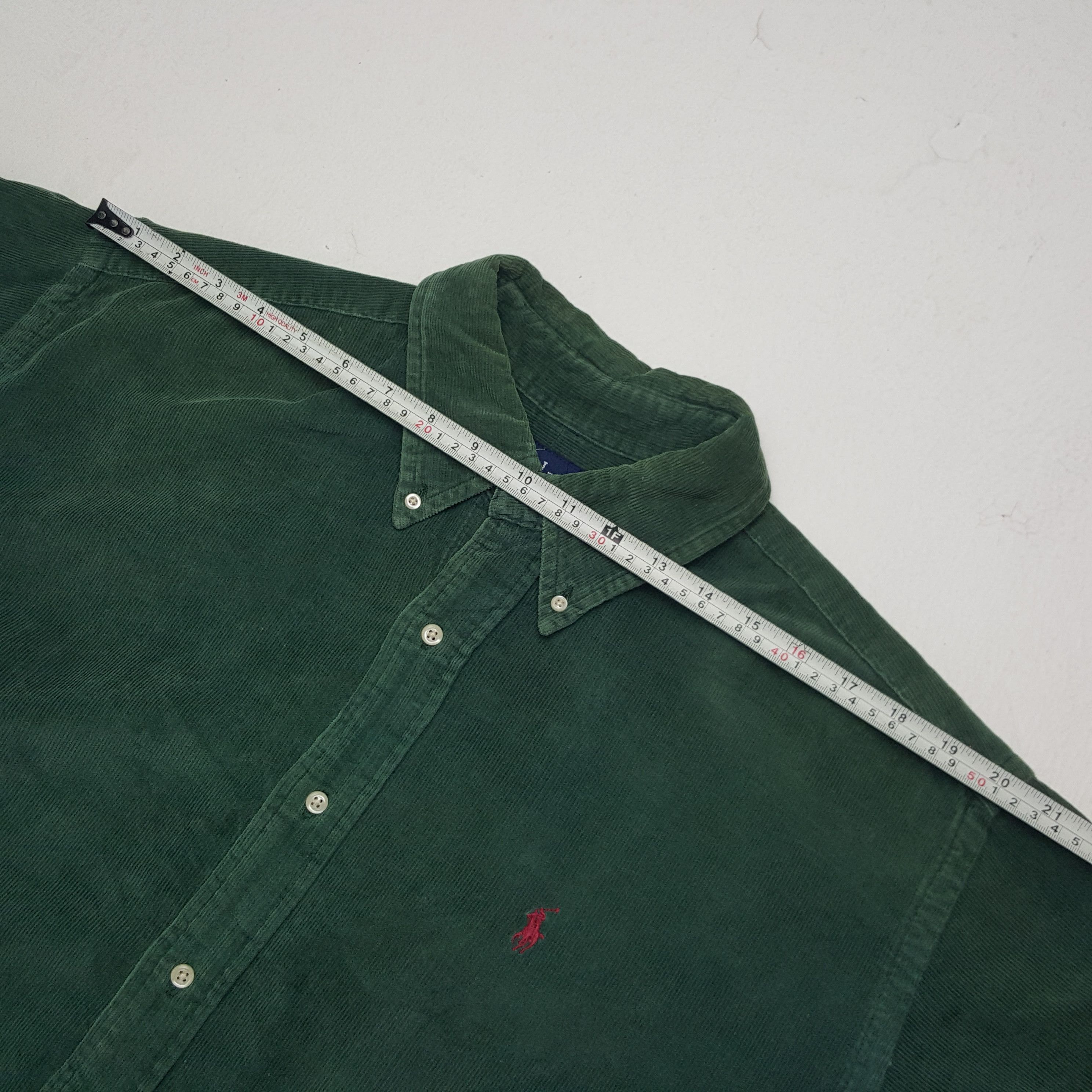 Ralph Lauren × Vintage Vintage Ralph Lauren Corduroy Button up Shirt Size US XXL / EU 58 / 5 - 5 Thumbnail