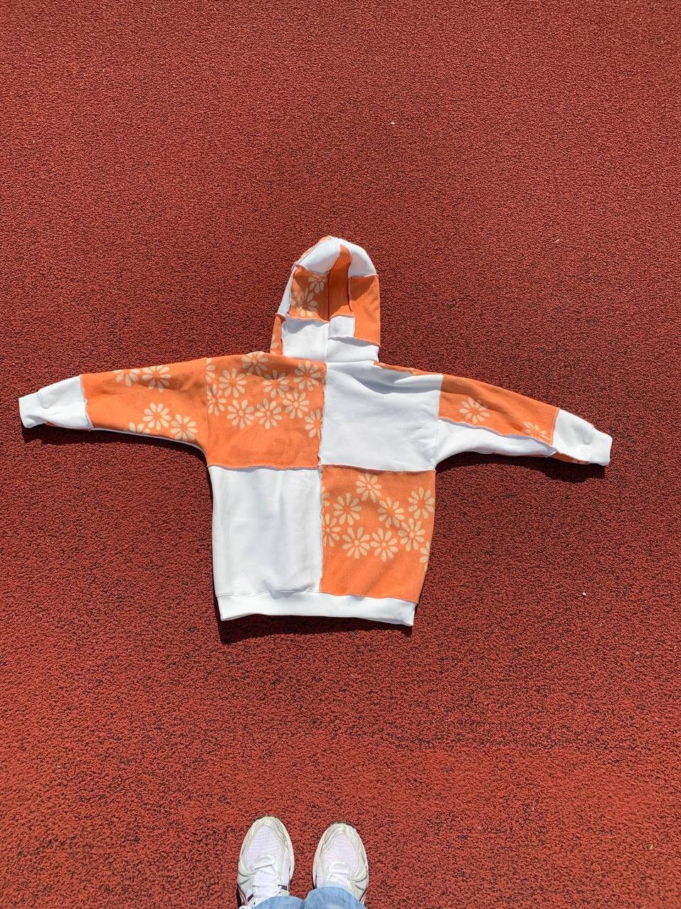 Handmade × Vintage Vintage Y2k Upcycled Zip Hoodie Size US M / EU 48-50 / 2 - 4 Thumbnail