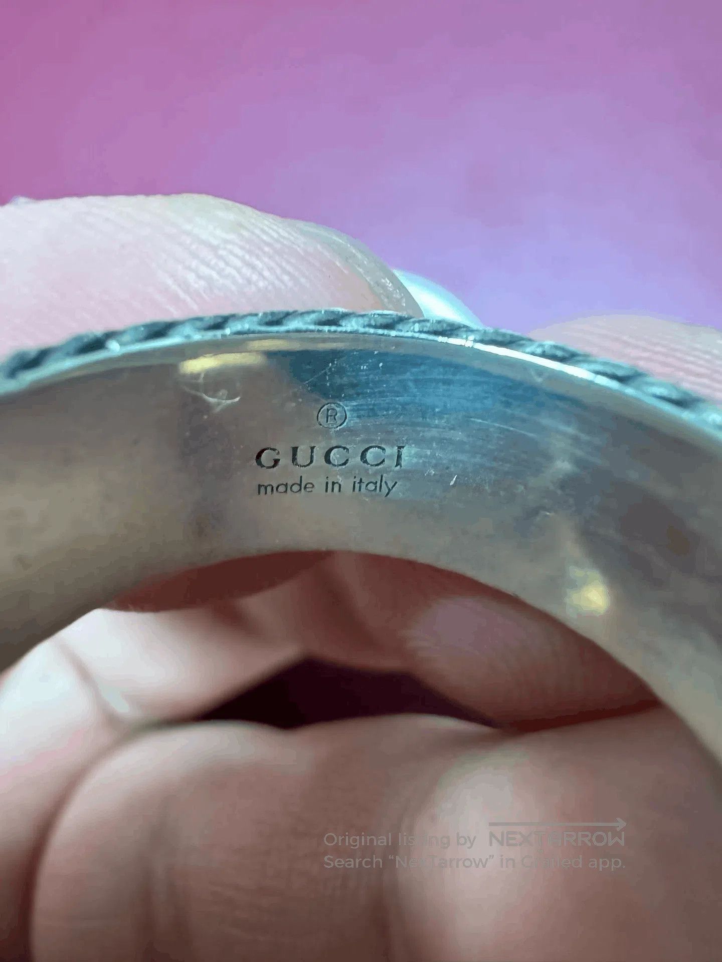 Gucci Gucci Double G Silver Ring. Size ONE SIZE - 2 Thumbnail