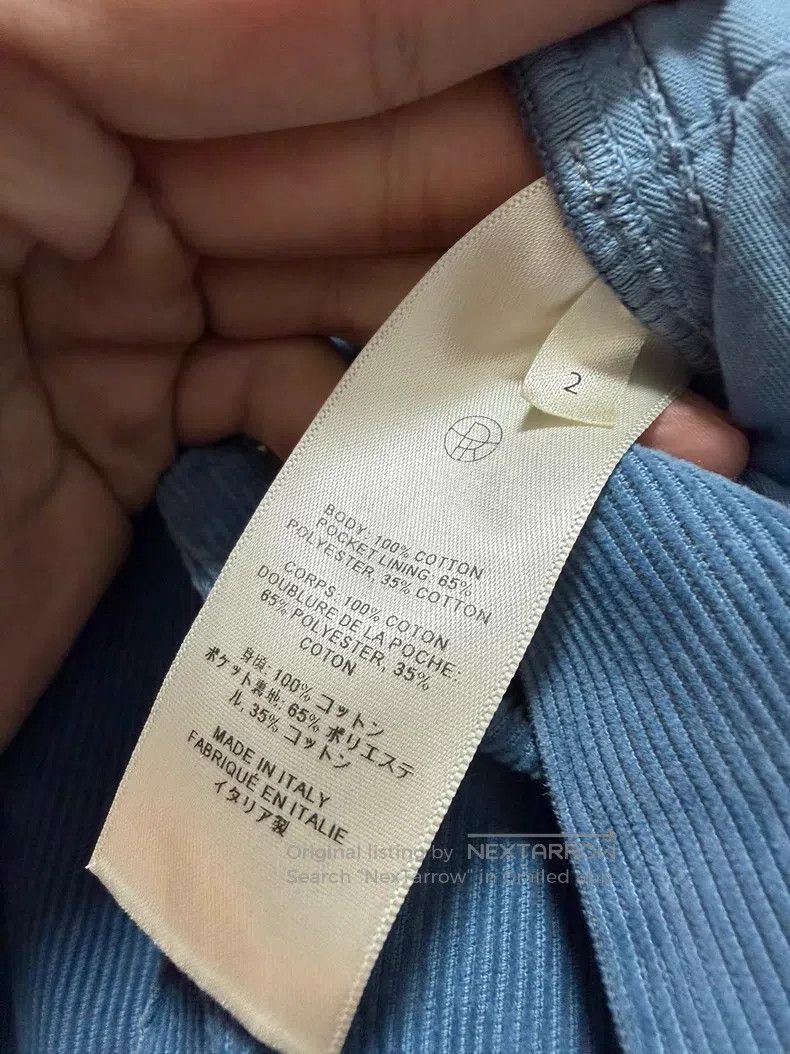 The Row The Row size 2 Blue Corduroy Wide Leg Pants Size 24" / US 00 / IT 34 - 5 Thumbnail