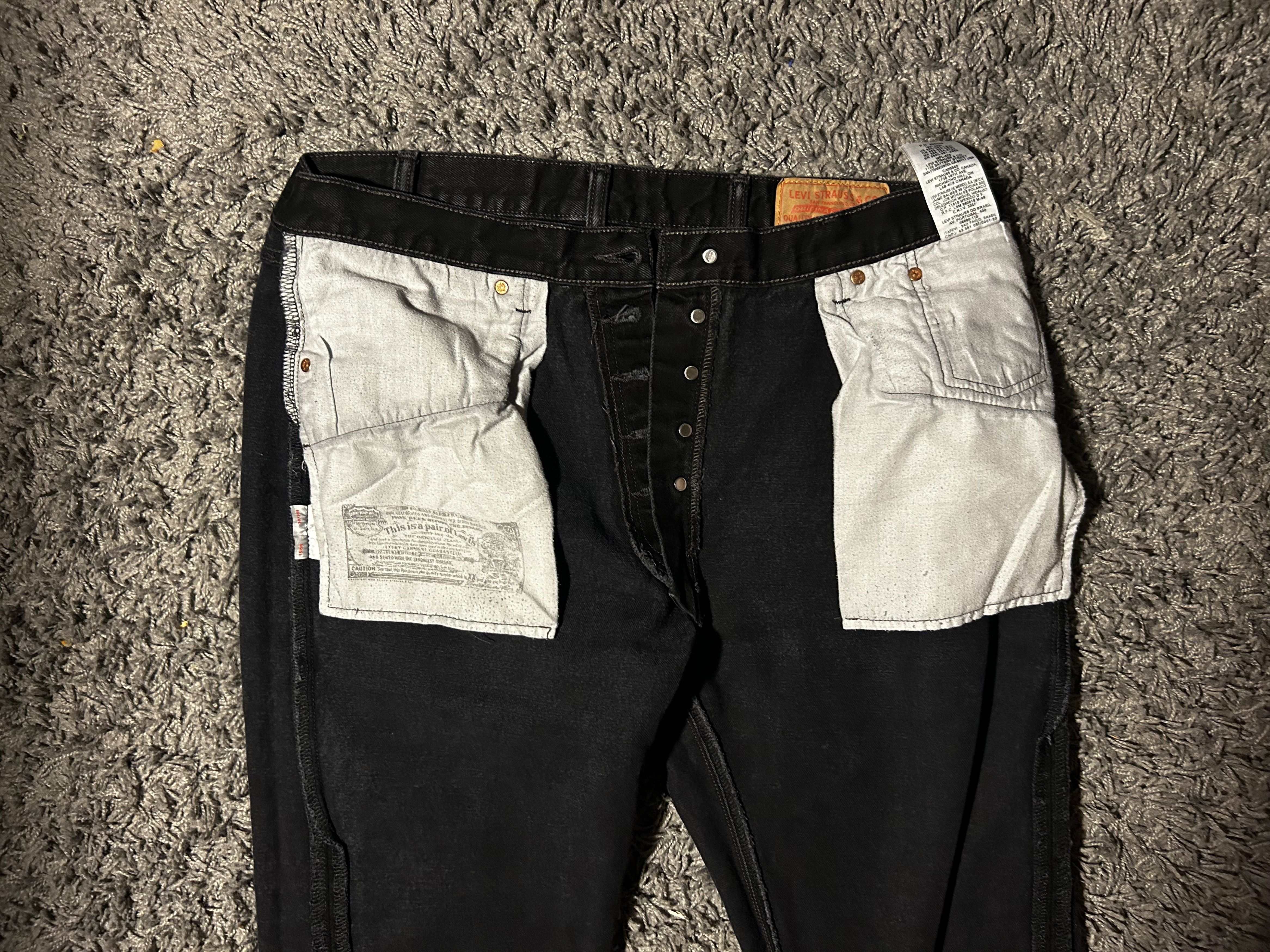 Levi's Black Levi 501's Size US 38 / EU 54 - 4 Thumbnail
