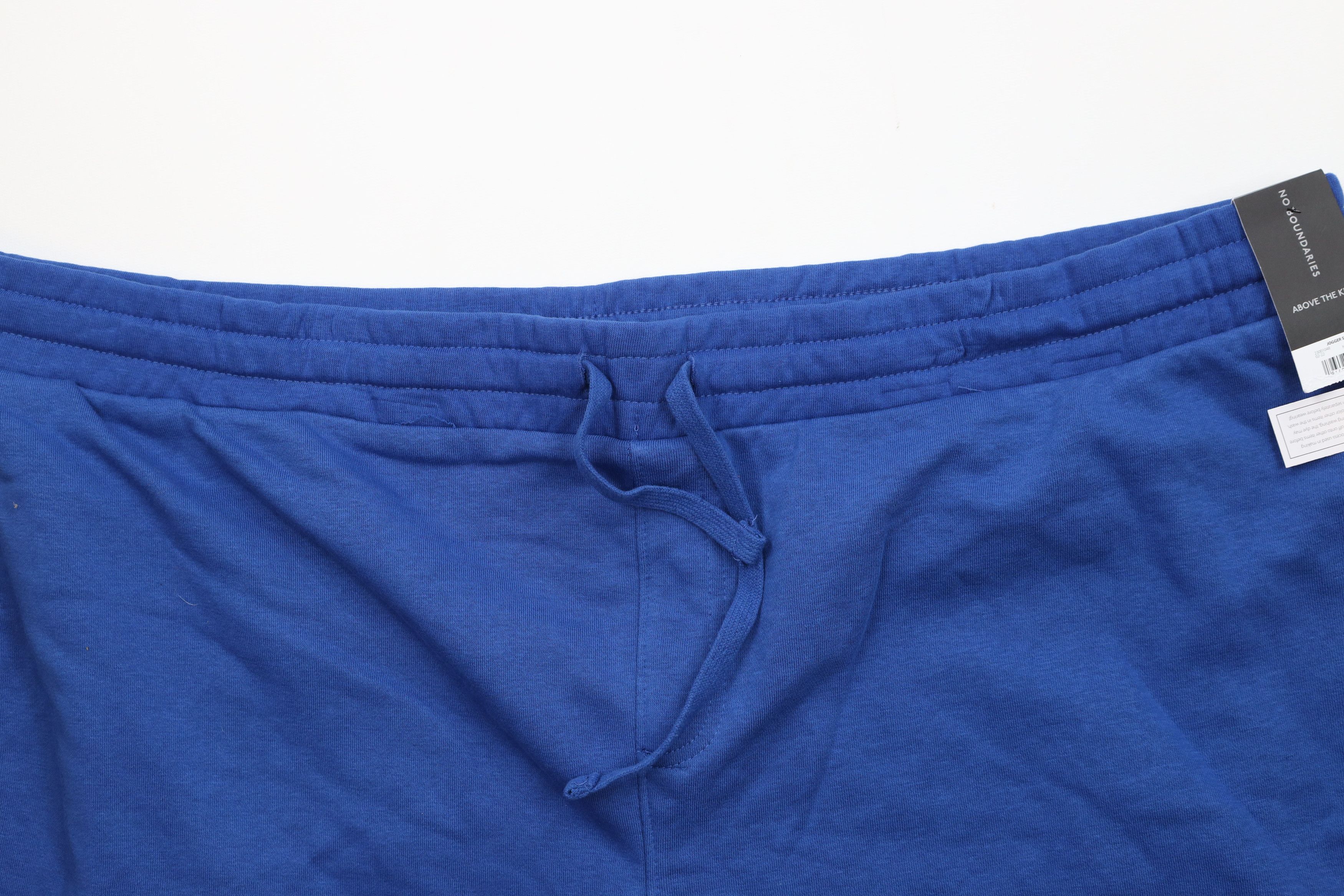 Vintage Deadstock Y2K Streetwear Above Knee Jogger Shorts Blue Size US 40 / EU 56 - 2 Thumbnail
