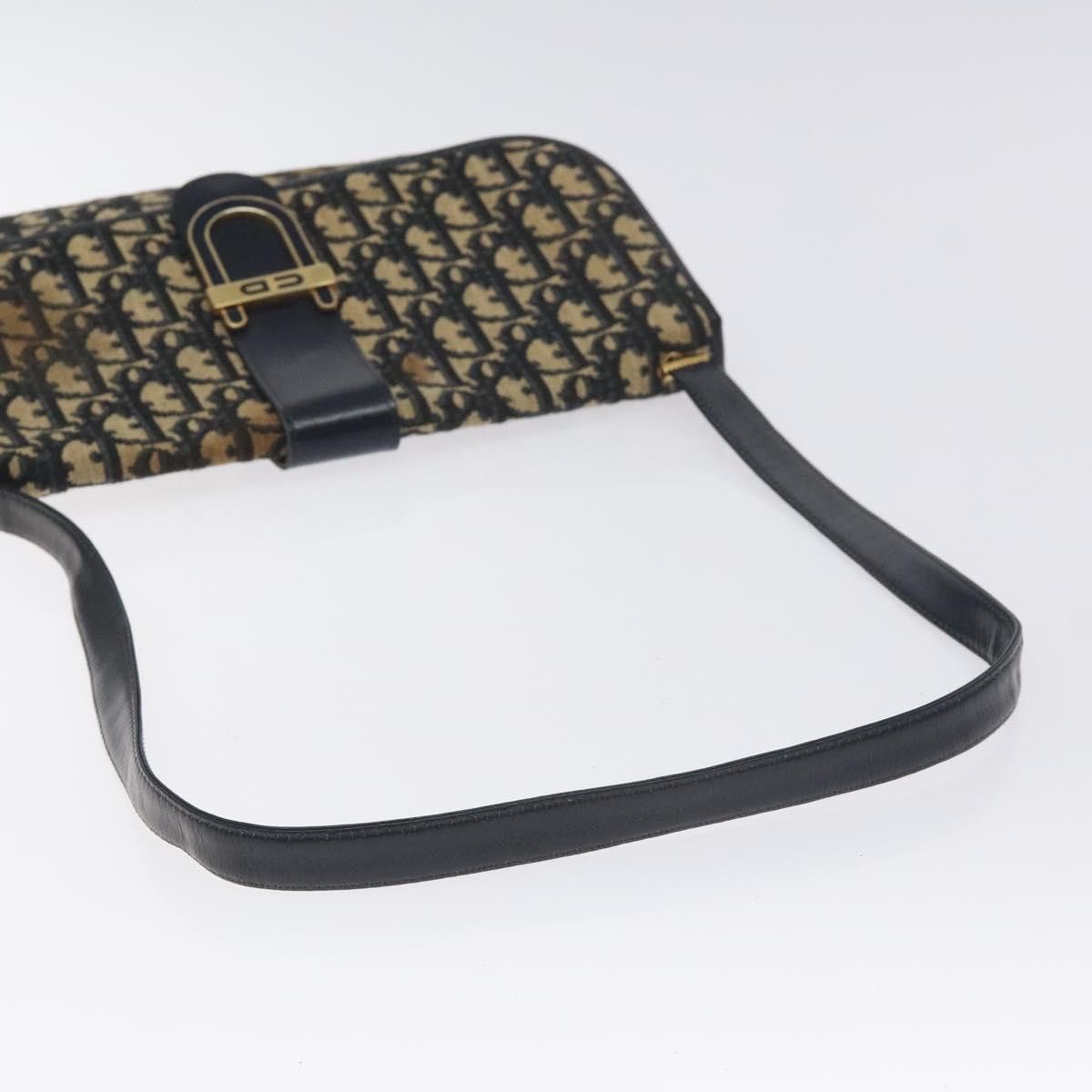 Dior DIOR Trotter Canvas Shoulder Bag Navy Size ONE SIZE - 7 Thumbnail