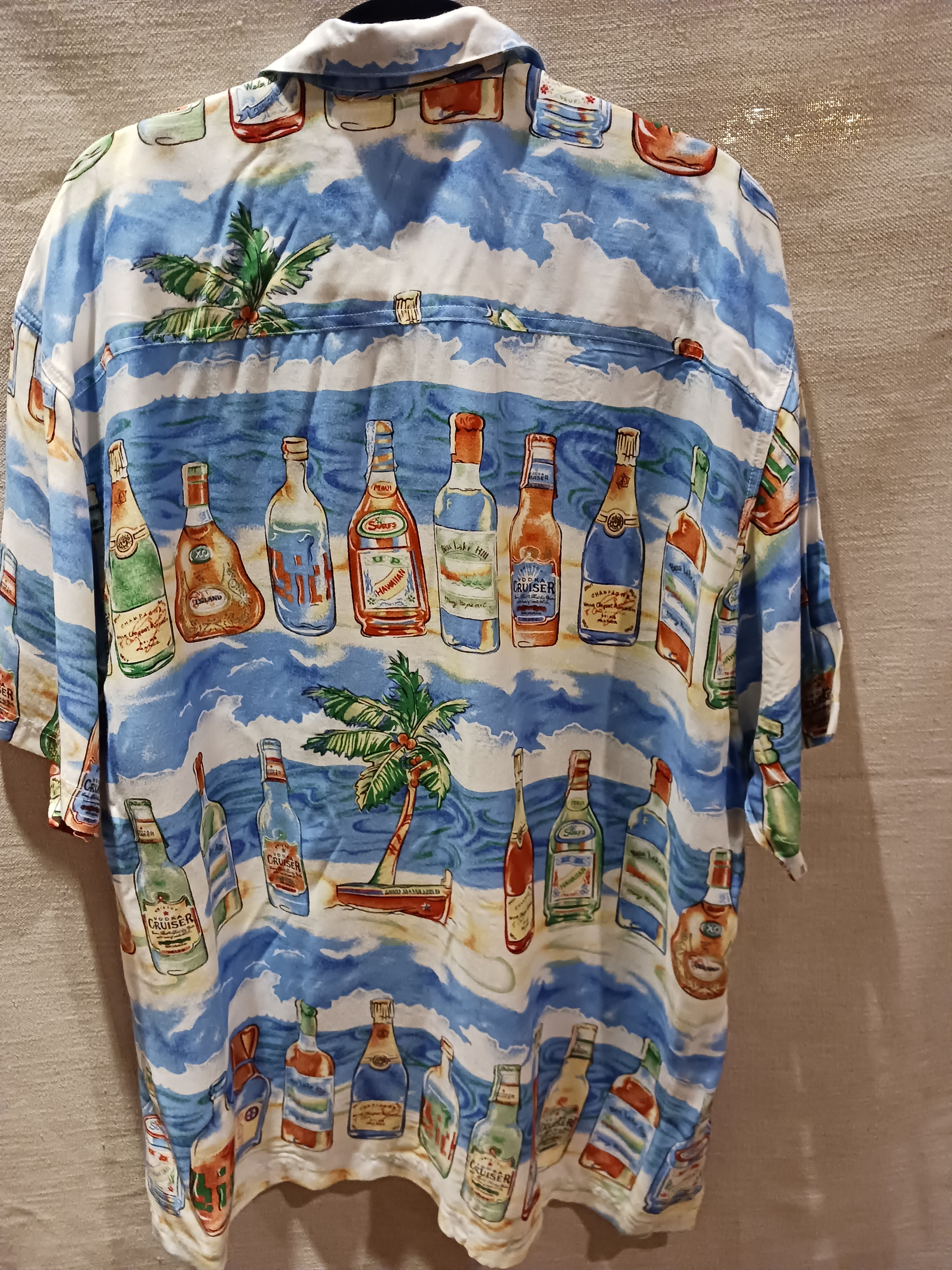 Other Vintage 80's Thumbs Up Sportswear Short Sleeve Hawiian Shirt Size US XL / EU 56 / 4 - 2 Thumbnail