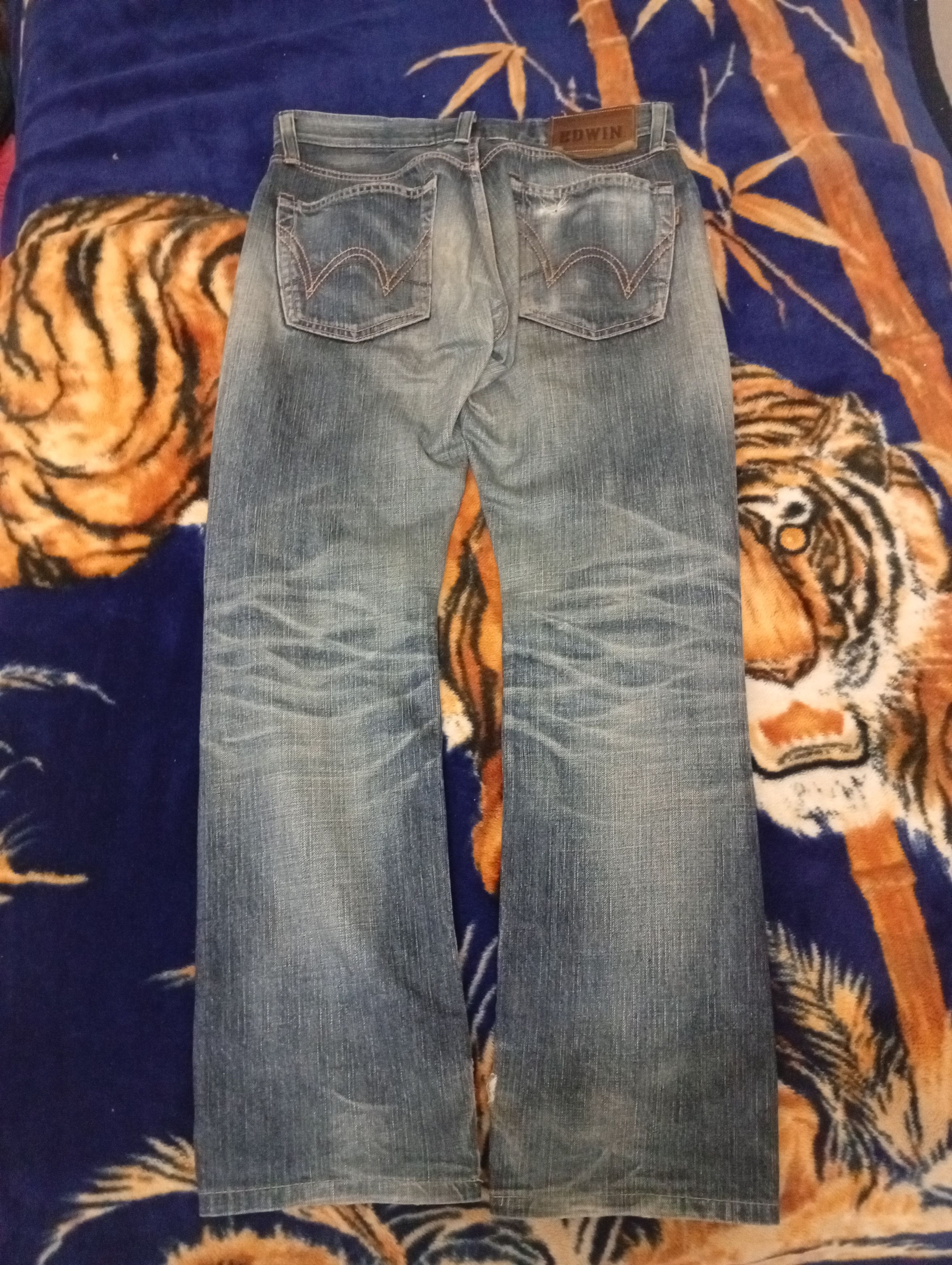 Edwin Edwin Selvedge jeans X vintage X japan brand Size US 33 - 2 Thumbnail