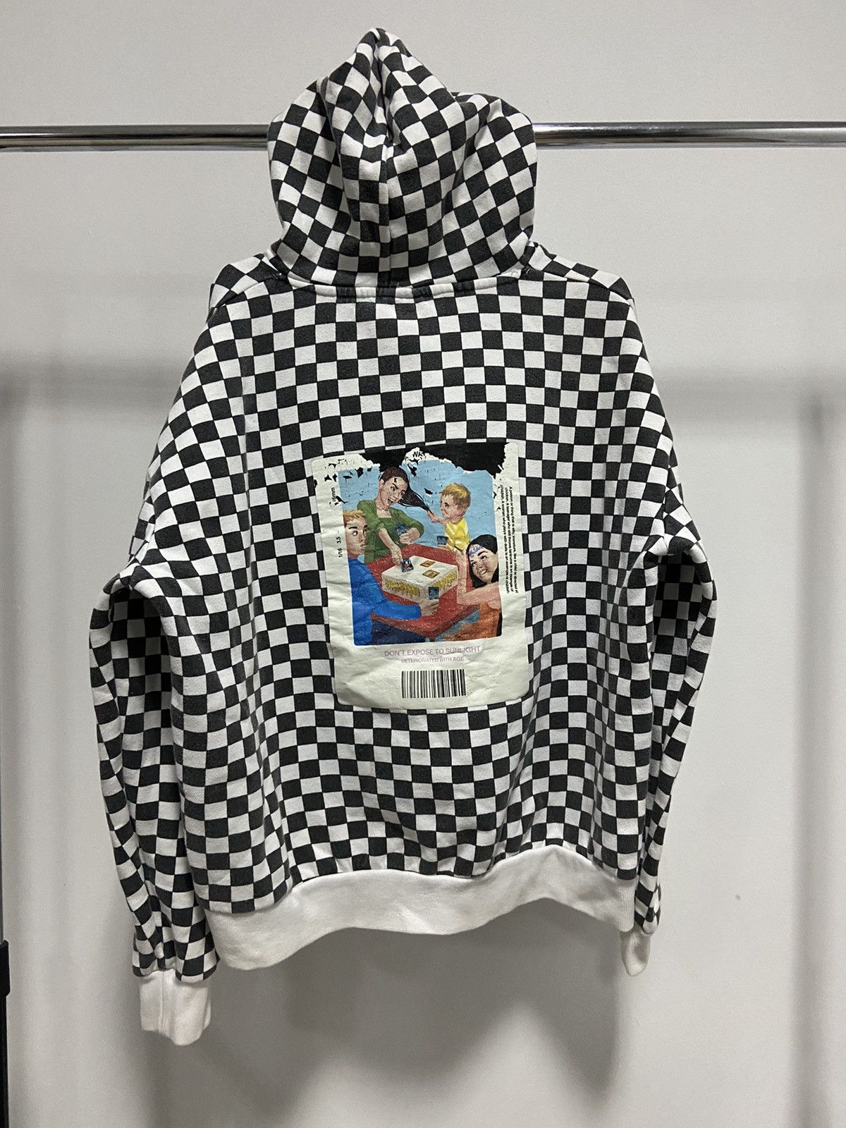 CHILDS × Vintage Childish Vintage Skate Hoodie Big Logo Check Mesh Y2K Size US M / EU 48-50 / 2 - 1 Thumbnail