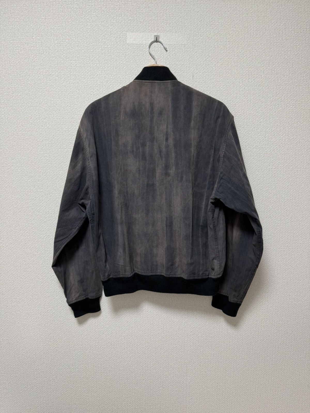 Comme des Garcons Homme COMME des GARÇONS HOMME Patterned Faded Bomber - 1980s Size US M / EU 48-50 / 2 - 2 Thumbnail