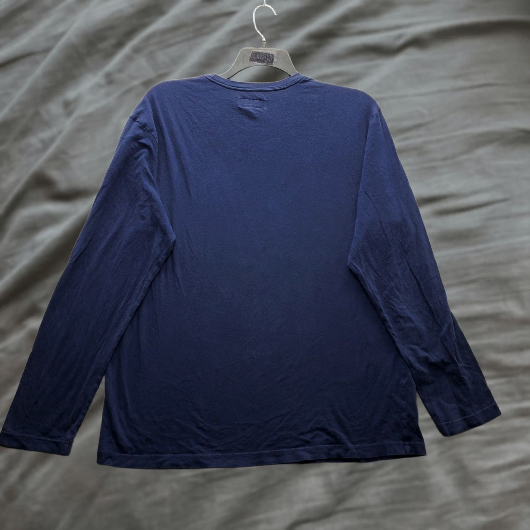 Polo Ralph Lauren Polo Ralph Lauren T-Shirt Mens L Navy Long Sleeve Pony Logo Crew Neck Pullover Size US L / EU 52-54 / 3 - 1 Thumbnail