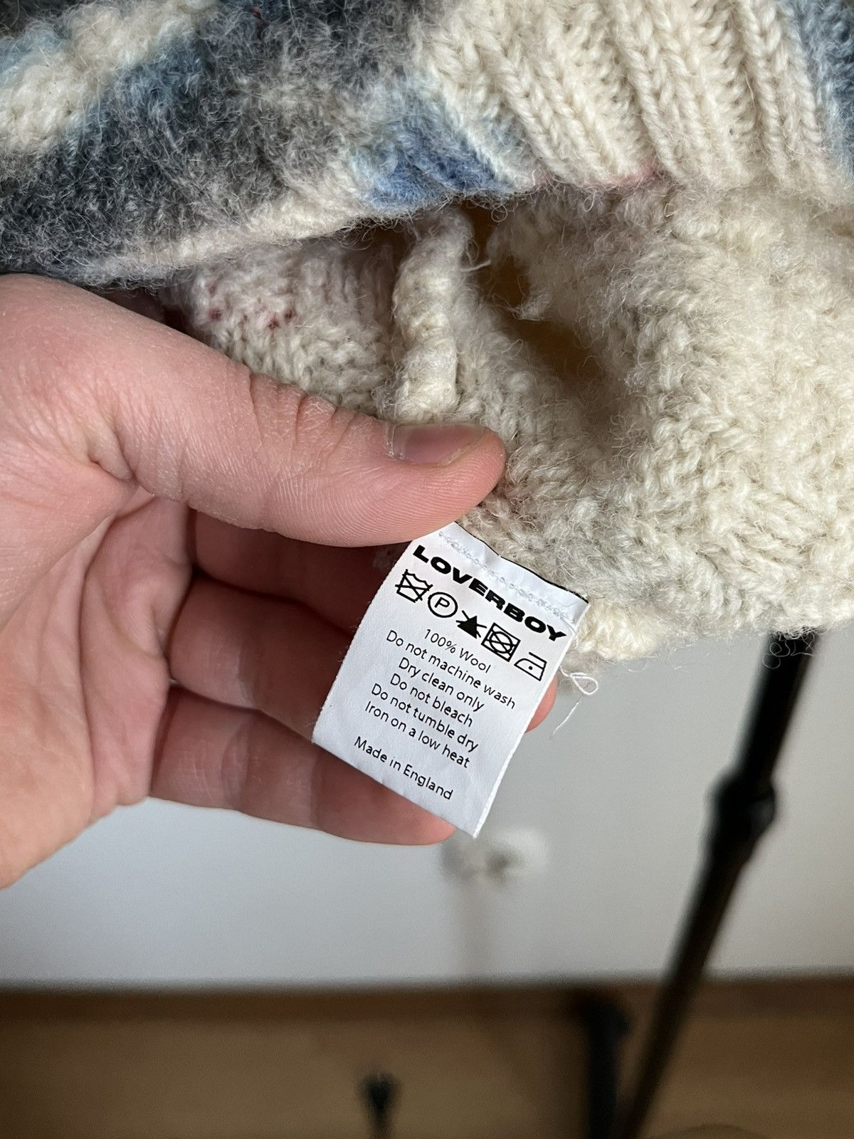 Charles Jeffrey LOVERBOY Charles Jeffrey Loverboy AW18 sprayed cable knit sweater Size US S / EU 44-46 / 1 - 9 Thumbnail