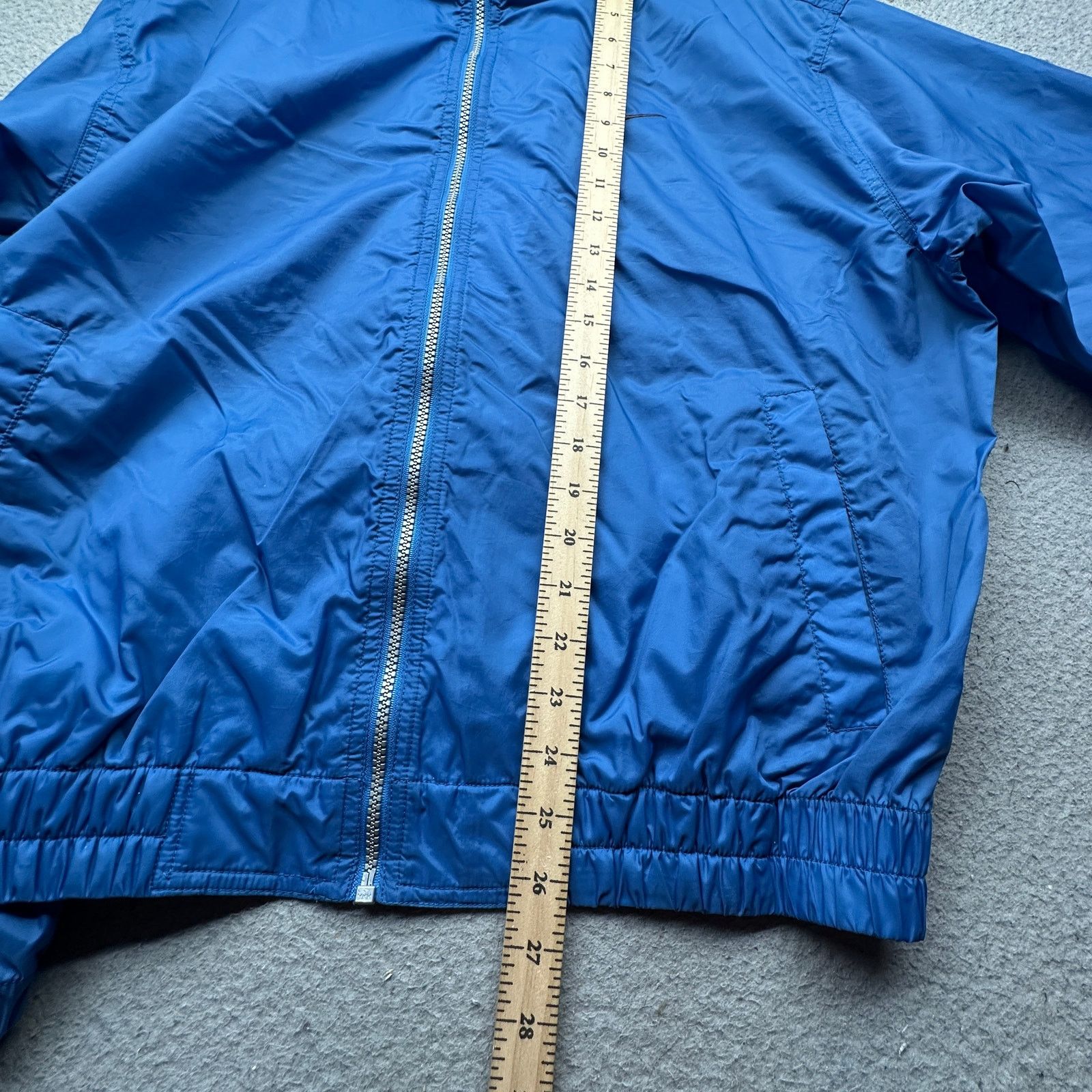 Nike VTG 90s Nike Windbreaker Jacket Mens Medium Blue Swoosh Size US M / EU 48-50 / 2 - 6 Thumbnail