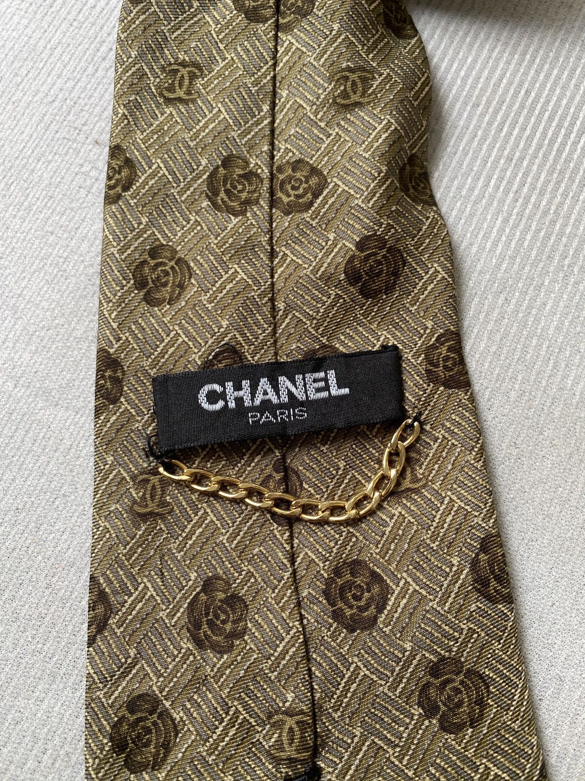 Chanel Chanel Paris Silk Necktie Size ONE SIZE - 7 Thumbnail