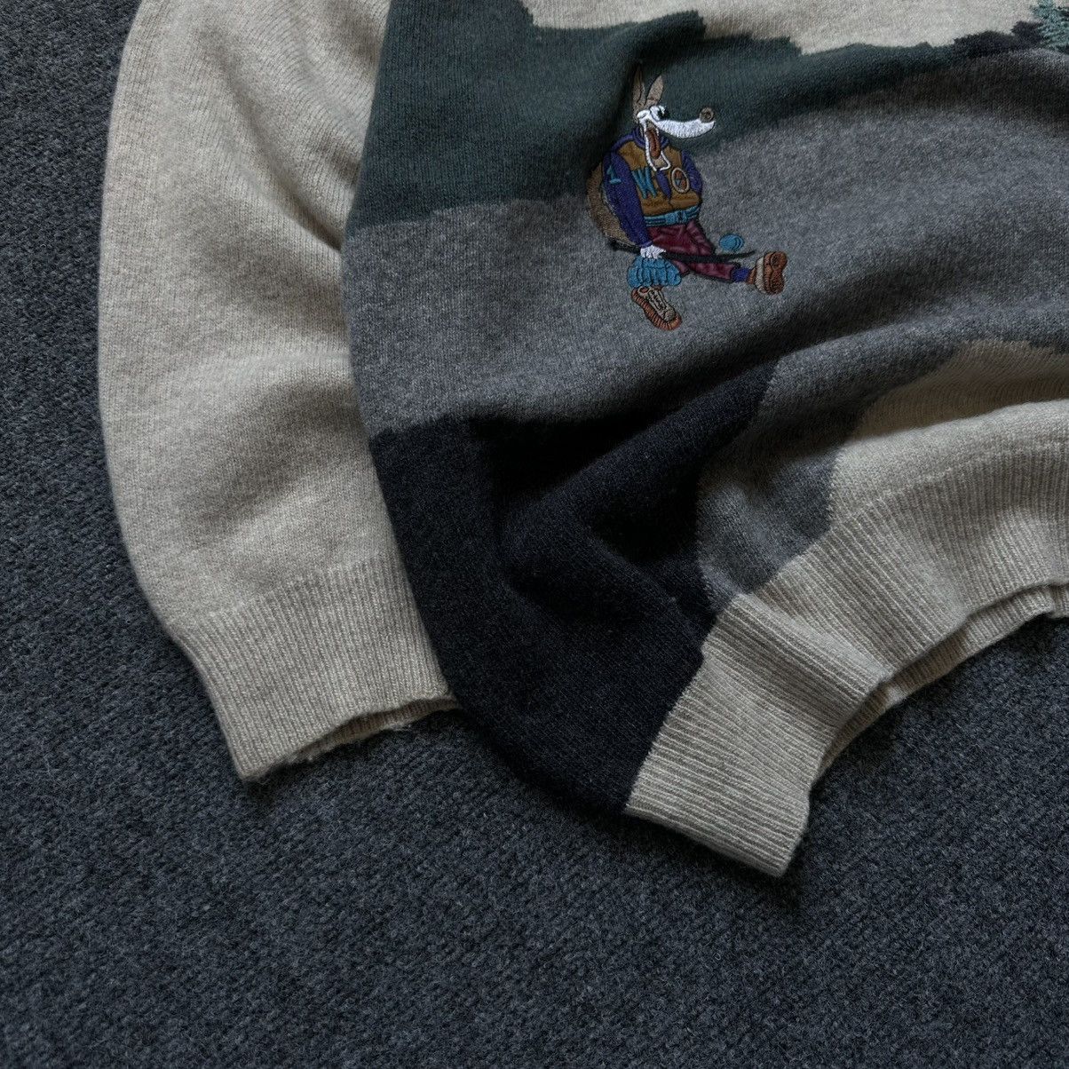 Homespun Knitwear VTG Knit Wool Sweater Enzo Lorenzo Size 54 Y2K 00s USA Hype Size US L / EU 52-54 / 3 - 3 Thumbnail