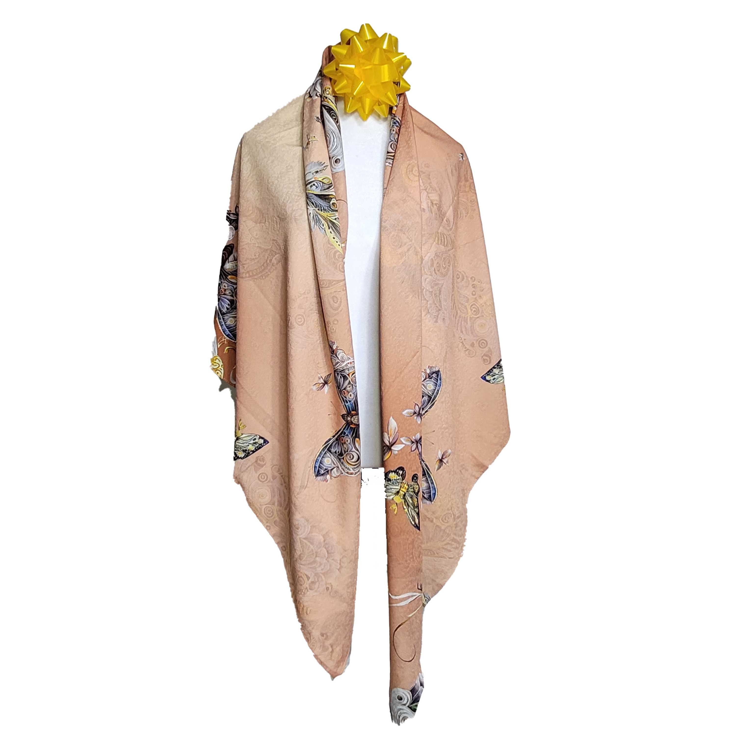 Other NWT Double-Sided Silk Scarf 52"x52" Large Square Wrap 3400 Size ONE SIZE - 3 Thumbnail