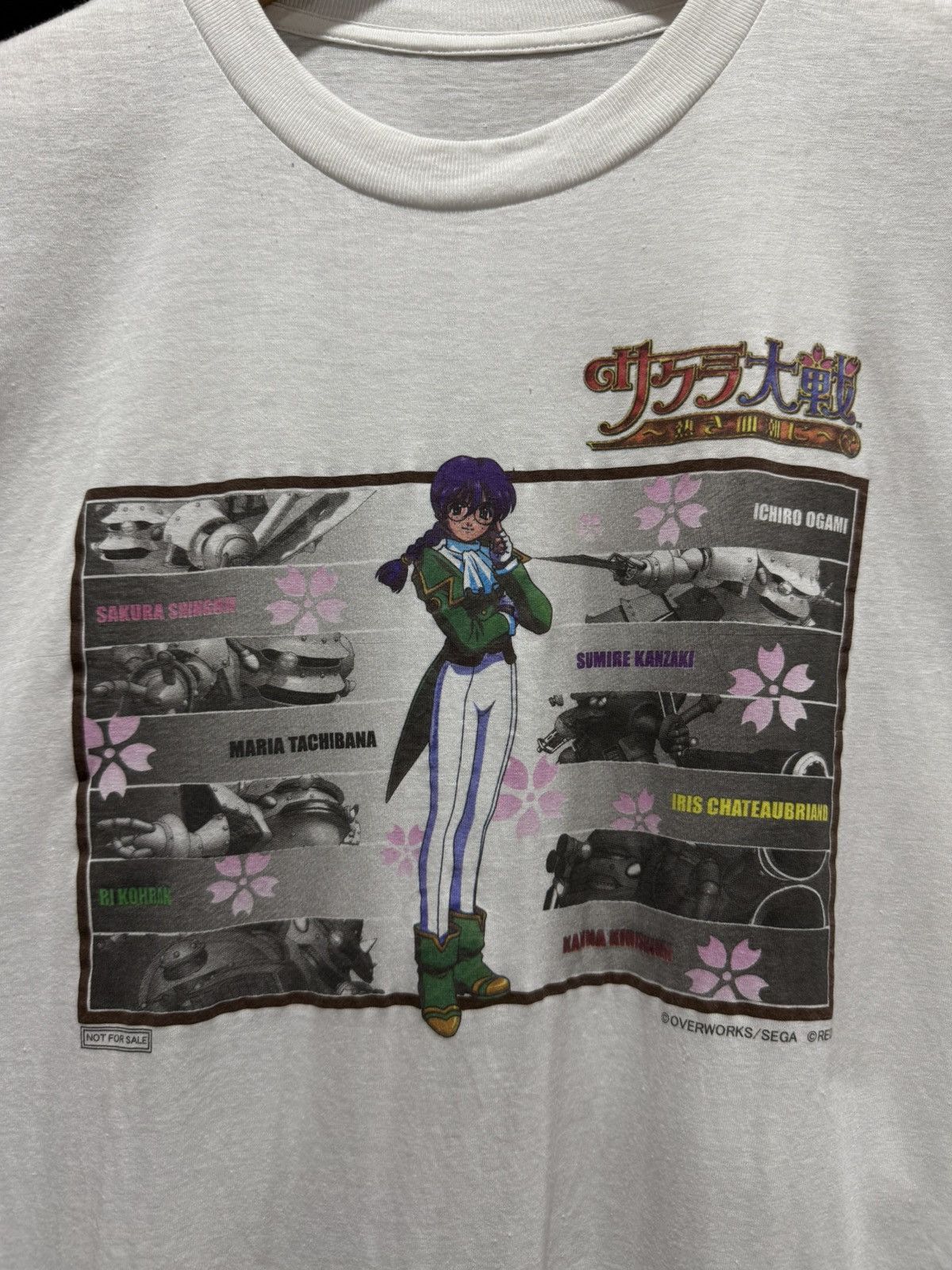 Anime × Optic Gaming × Vintage Vintage 90s Sakura Shingun Wars Video Game Japan Tee Size US M / EU 48-50 / 2 - 2 Thumbnail
