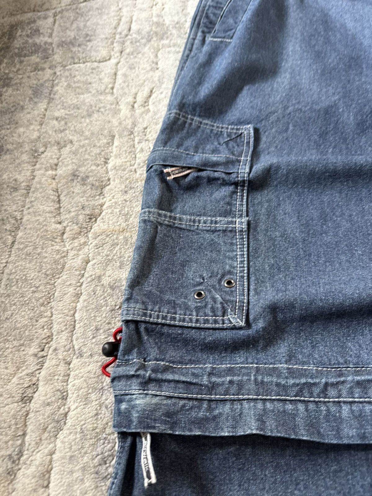 Airwalk 2000s Airwalk Detachable Baggy Heavy Weight Cargo Jeans Size US 32 / EU 48 - 11 Thumbnail