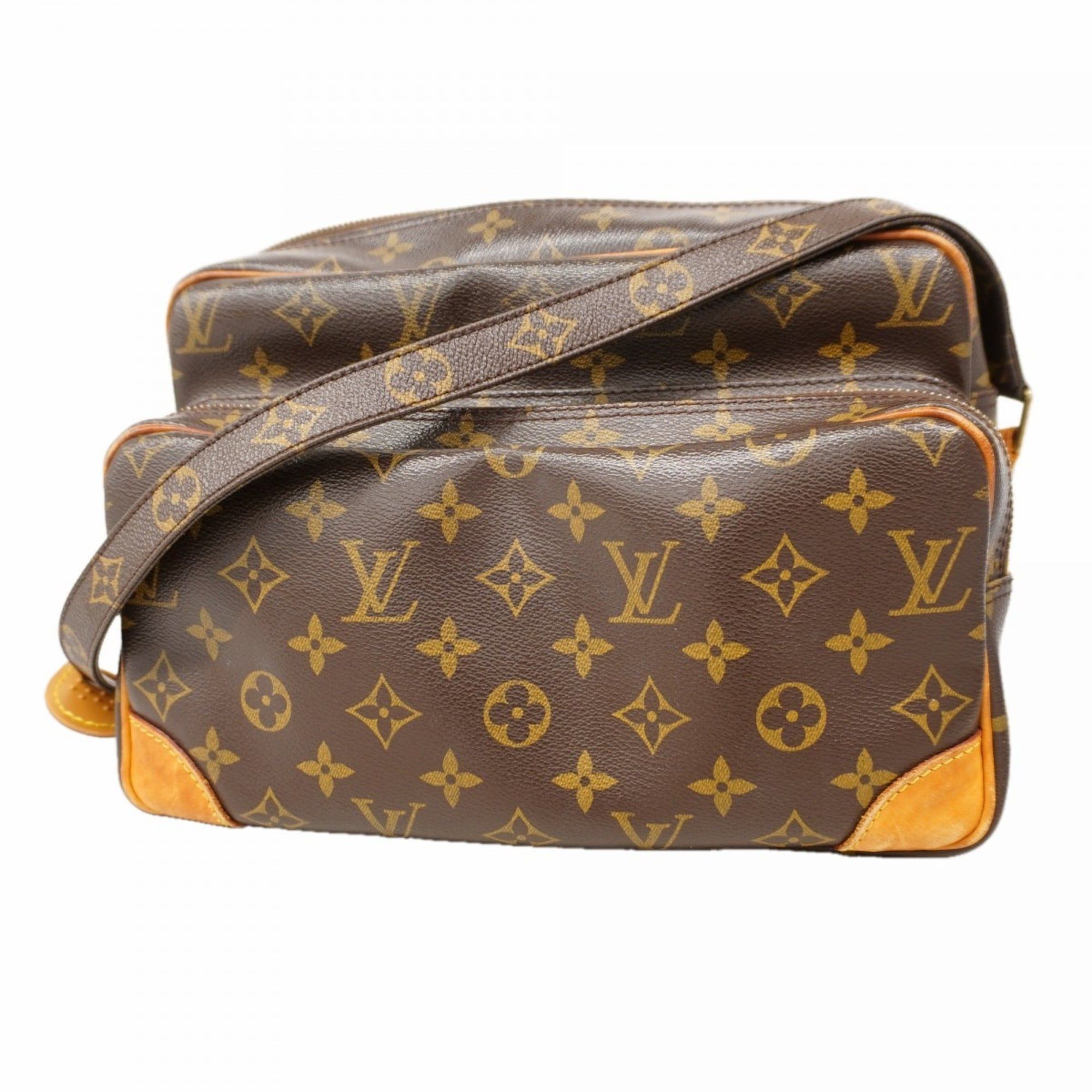 Louis Vuitton Monogram Nile Shoulder Bag M45244 Brown Women's