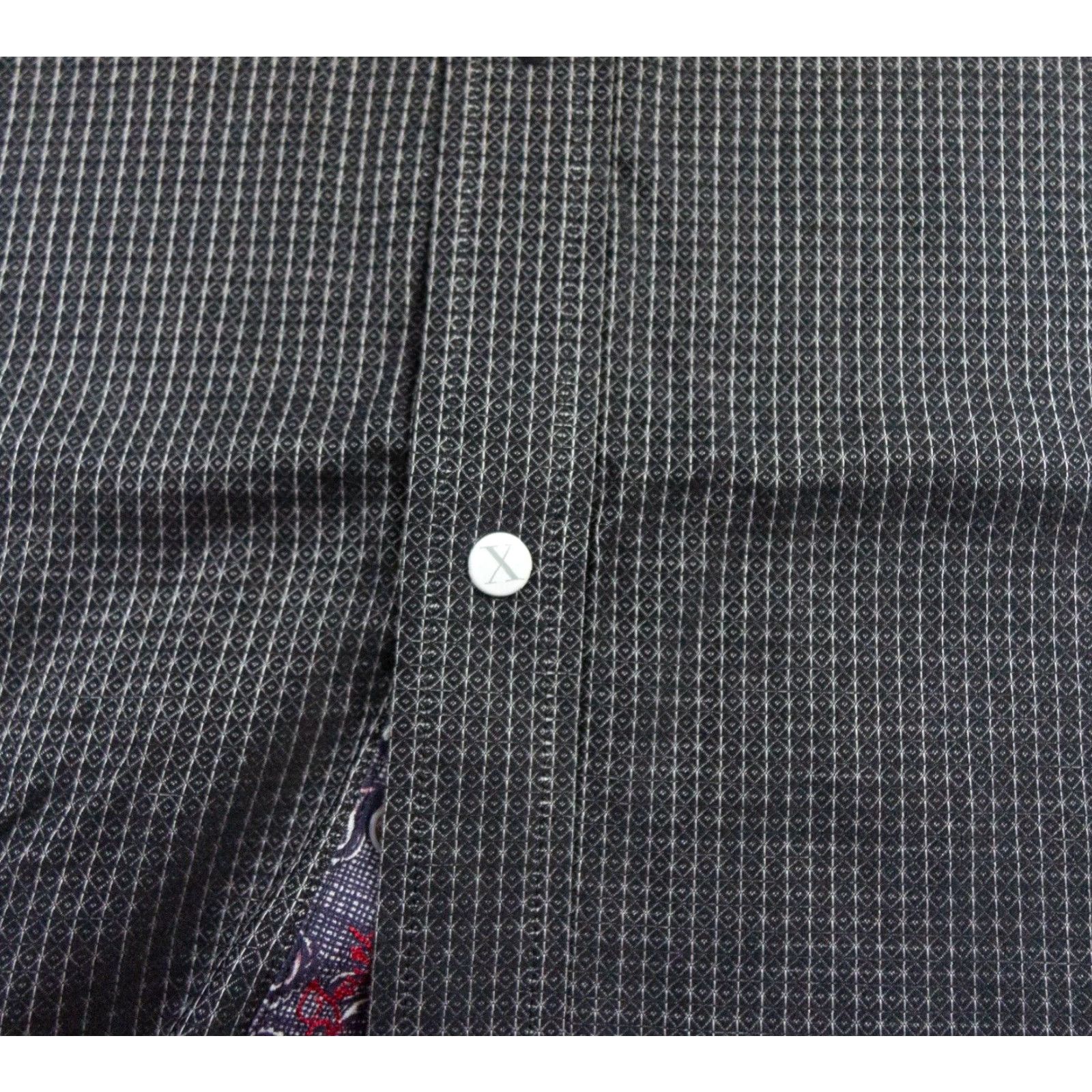 Robert Graham Robert Graham X Shirt Mens 41 / 16 Black Button-Up Tailored Fit Paisley Adult Regular Size 41 Black All Seasons Mens Shirt Size US L / EU 52-54 / 3 - 5 Thumbnail