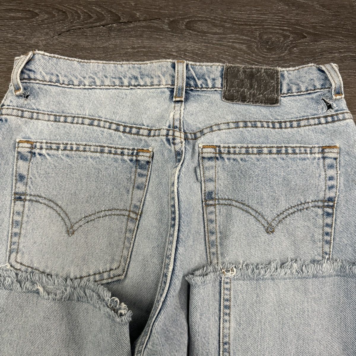 Levi's × StraightFaded × Vintage Vintage 90s Levi’s Silvertab flare rare bootcut distressed Size US 32 / EU 48 - 3 Thumbnail