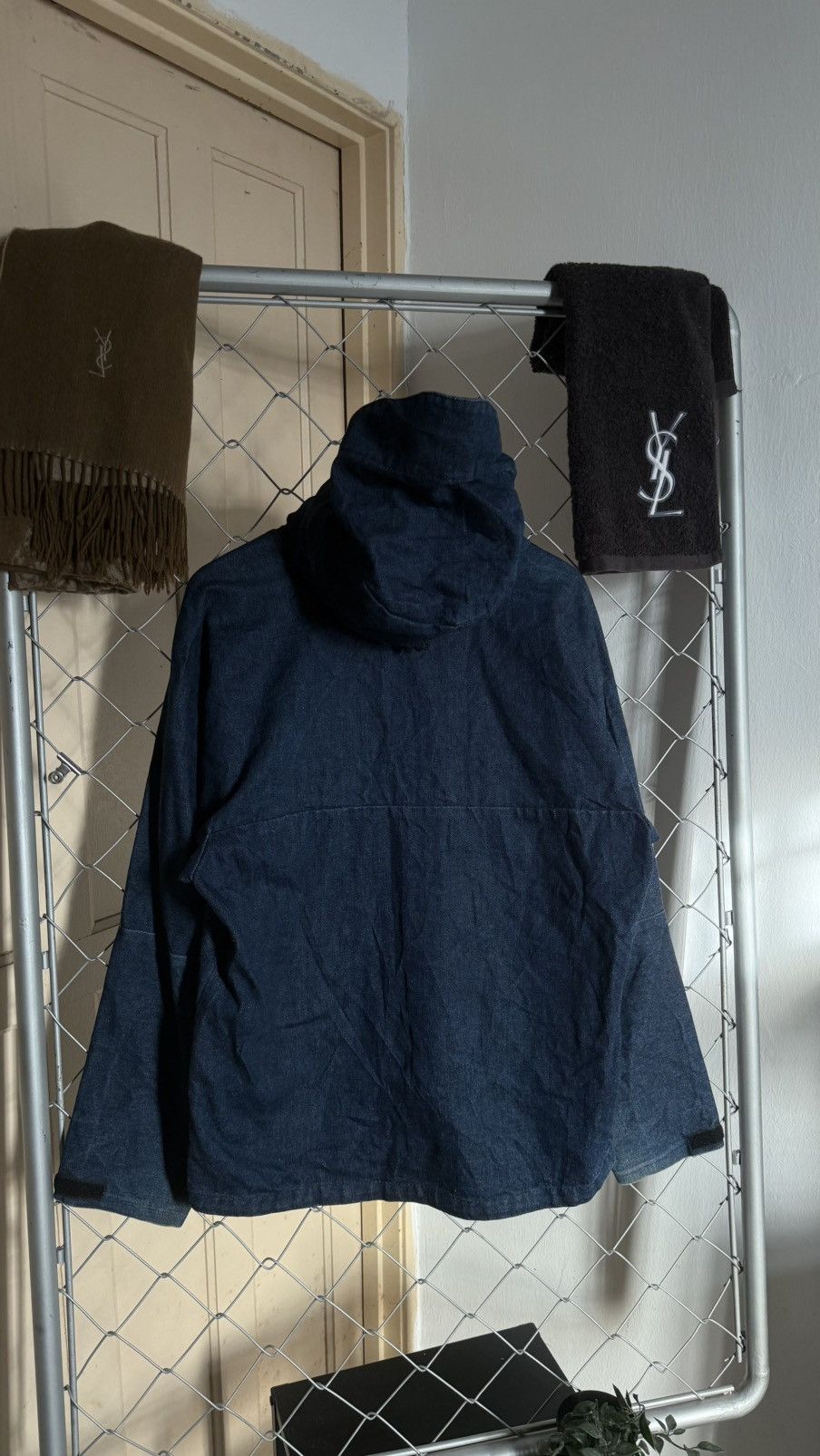 Japanese Brand Rare Denim Down Jacket Feathered Friends Seattle Gorpcore Size US S / EU 44-46 / 1 - 3 Thumbnail