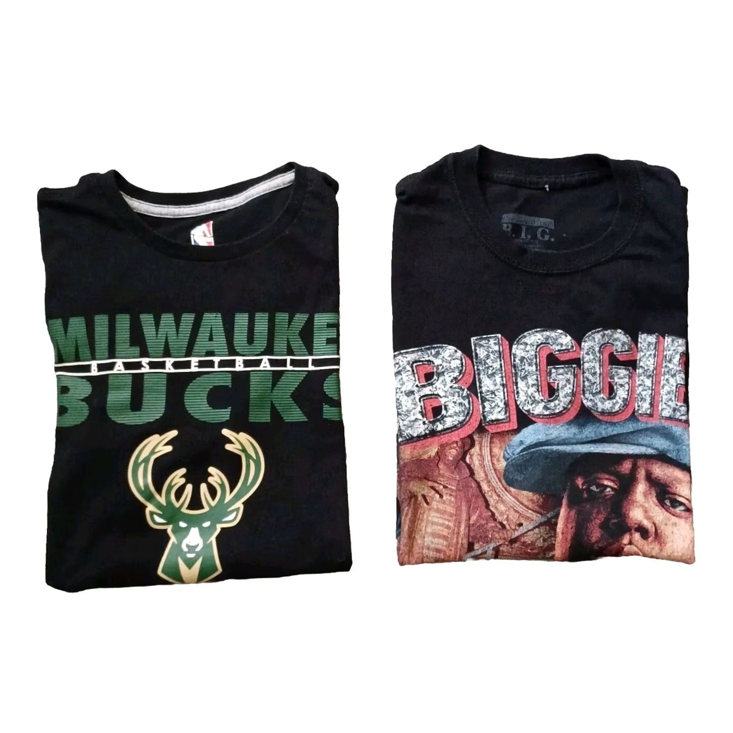 Vintage Notorious Bucks Basketball T Shirt Mens S Black Graphic Lot of 2 Size US S / EU 44-46 / 1 - 2 Thumbnail