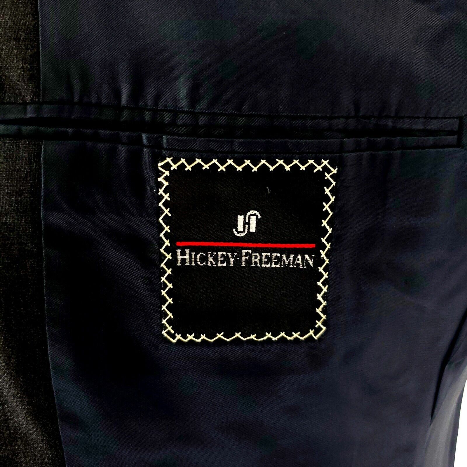 Hickey Freeman Hickey Freeman Boardroom Wool 2 Button 2 Piece Suit 40L Gray Size 40L - 9 Thumbnail
