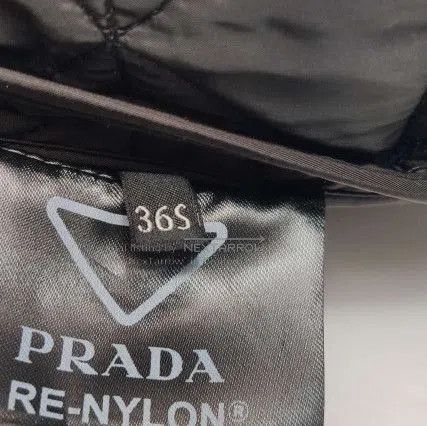 Prada Prada Short Sleeve Quilted Dress in Black . Size XXS / US 00 / IT 34 - 6 Thumbnail