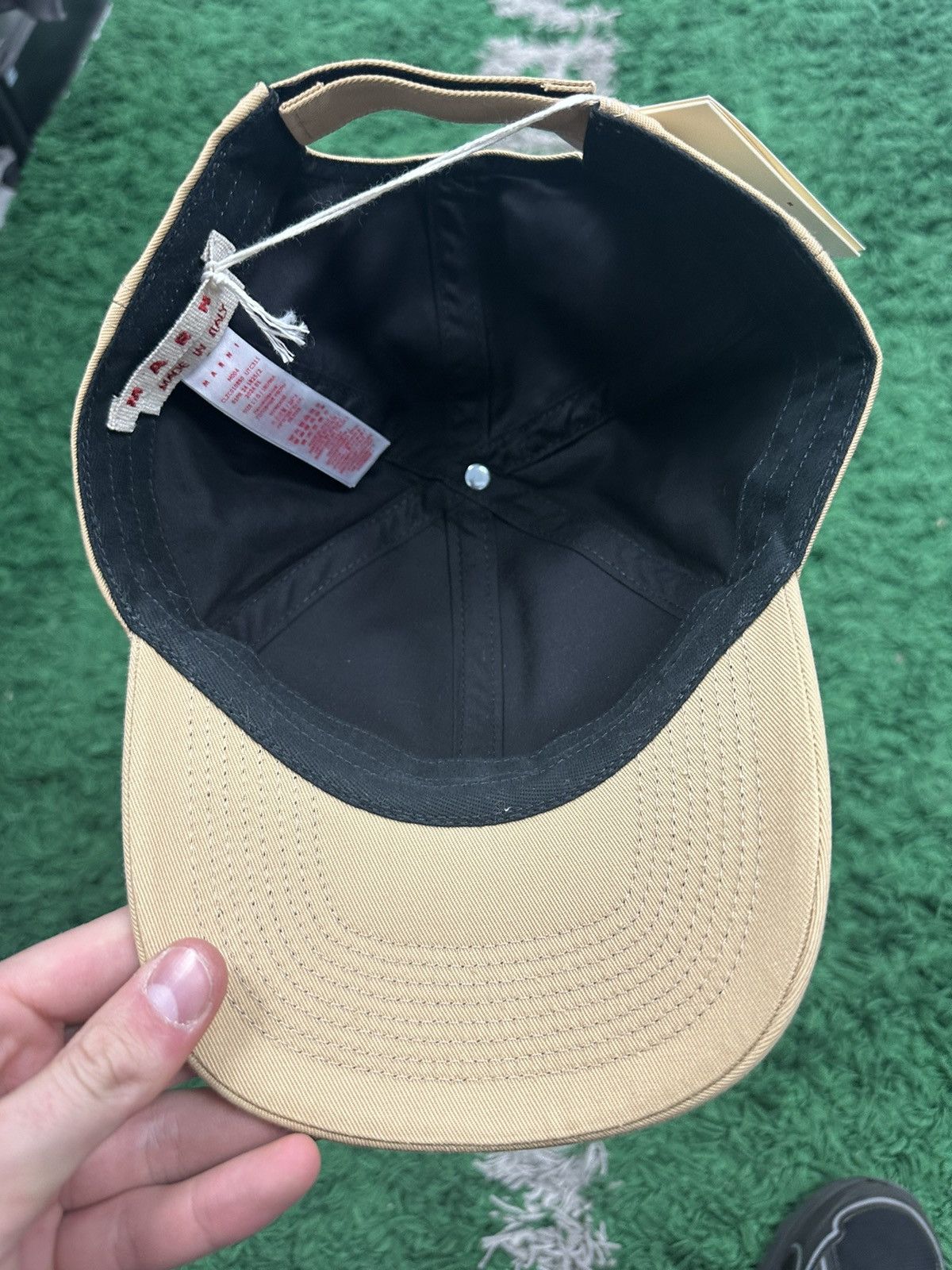 Marni Marni Cap Hat Beige Red Size ONE SIZE - 2 Thumbnail