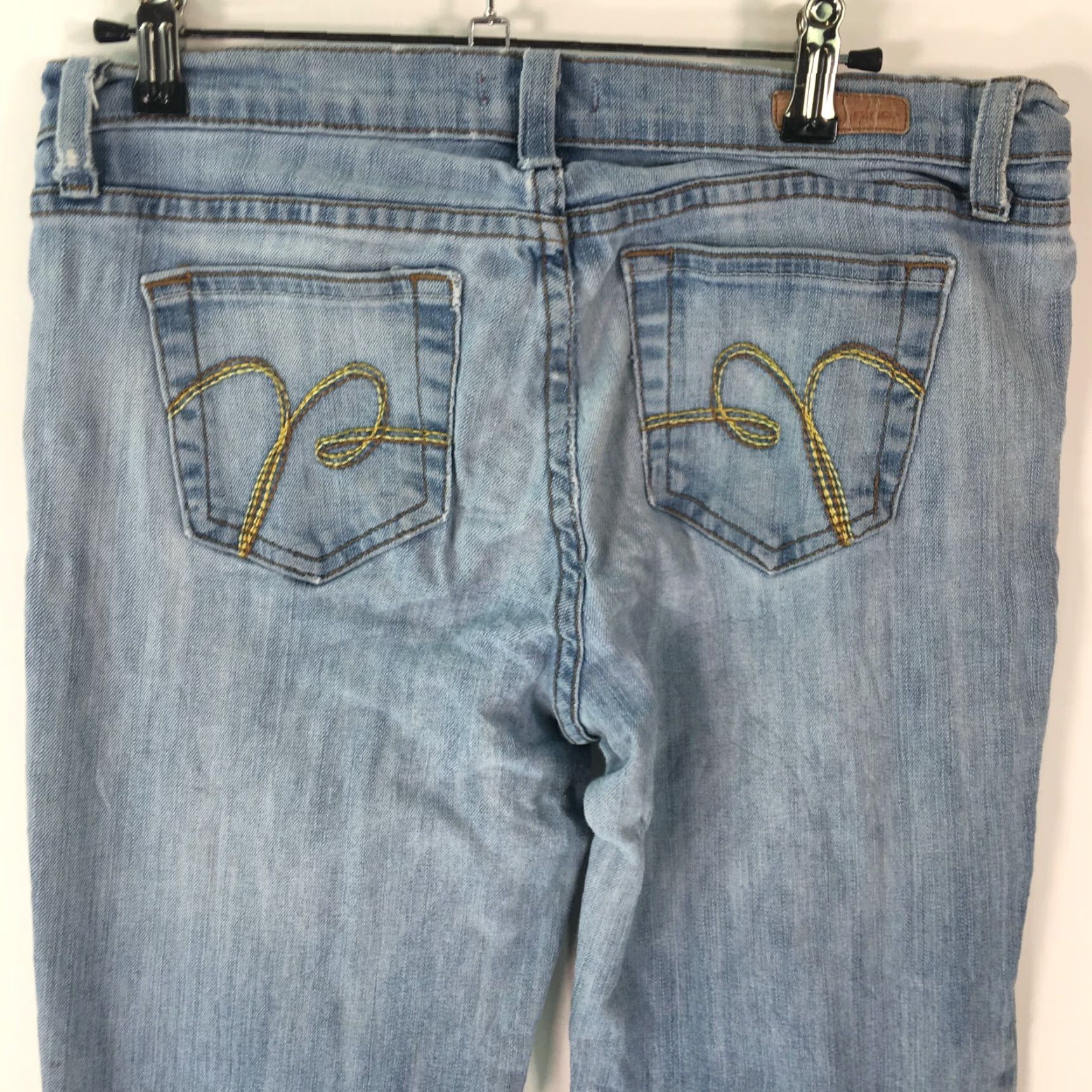 Vintage Piper Womens Straight Jeans Size 11 Blue Denim Regular Fit 5-Pocket Casual Size 32" / US 10 / IT 46 - 5 Thumbnail