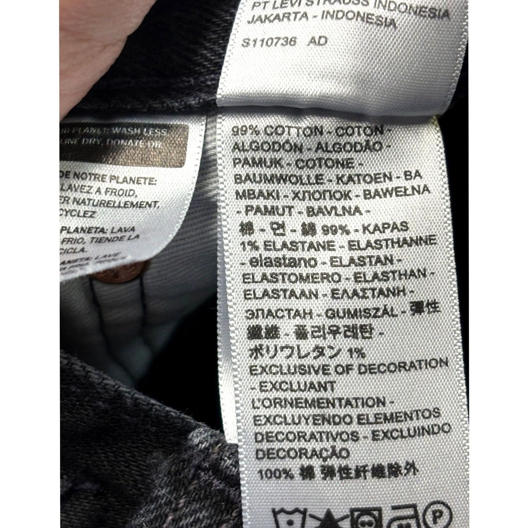 Levi's Levi's Premium 501 '93 Jeans Straight Black Mens W29 L30 79830-0026 Size US 29 - 4 Thumbnail
