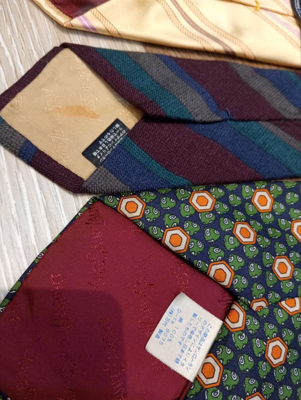 Yves Saint Laurent YVES SAINT LAURENT + SALVATORE FERRAGAMO + YSL TIES Size ONE SIZE - 8 Thumbnail