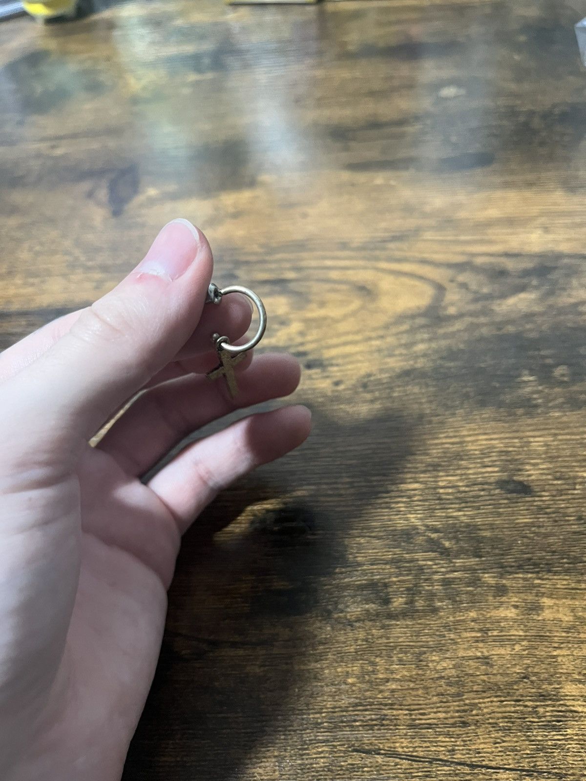Other Dangly cross earring Size ONE SIZE - 1 Thumbnail