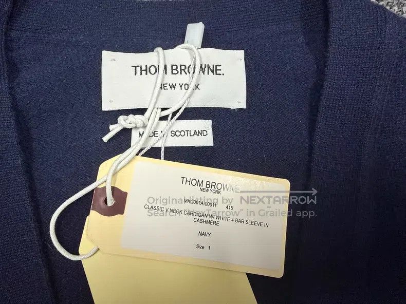 Thom Browne Thom Browne Cashmere Cardigan Size US S / EU 44-46 / 1 - 4 Thumbnail