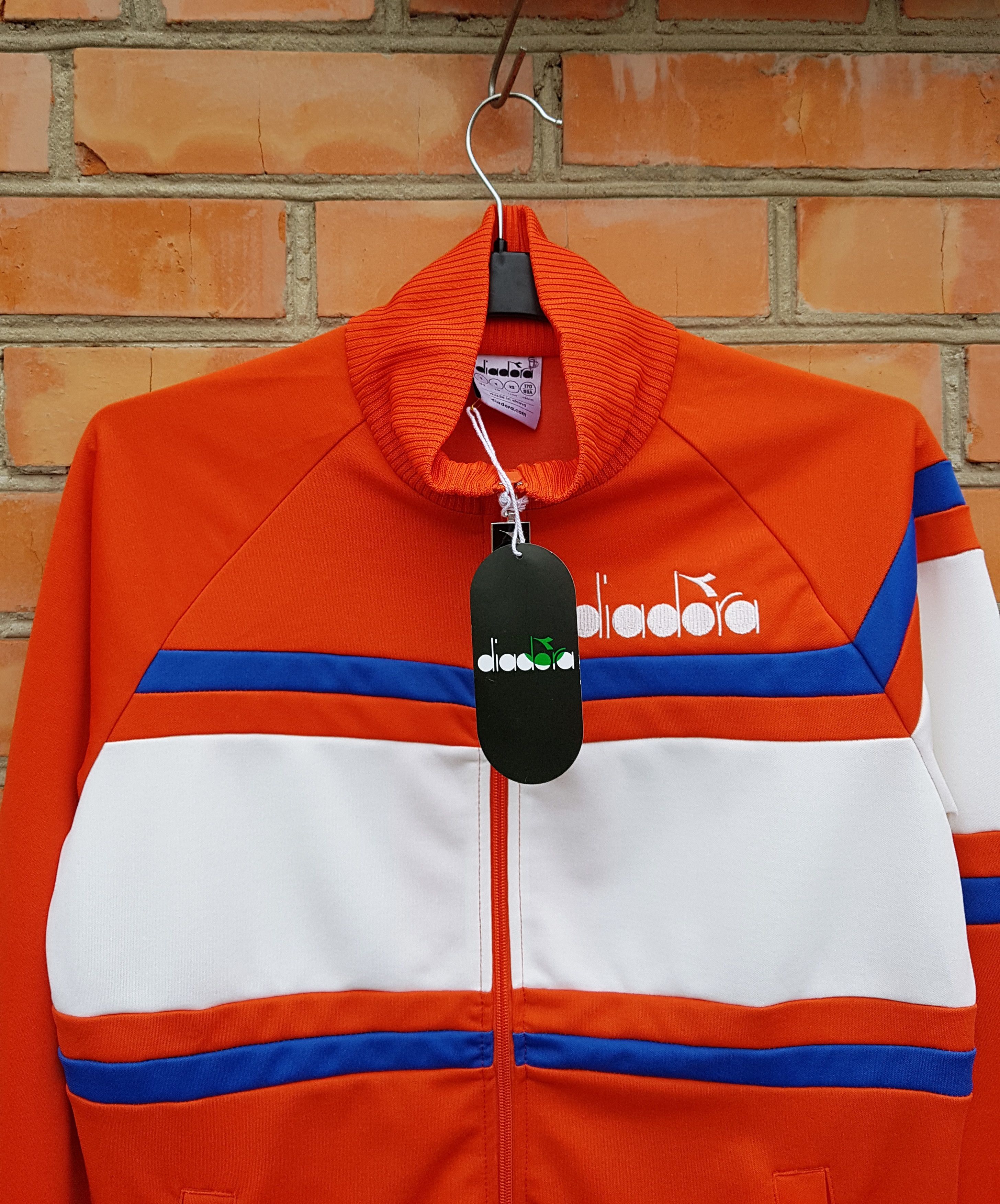 Diadora Diadora 80s Retro Track Top Jacket sz S Size US S / EU 44-46 / 1 - 2 Thumbnail