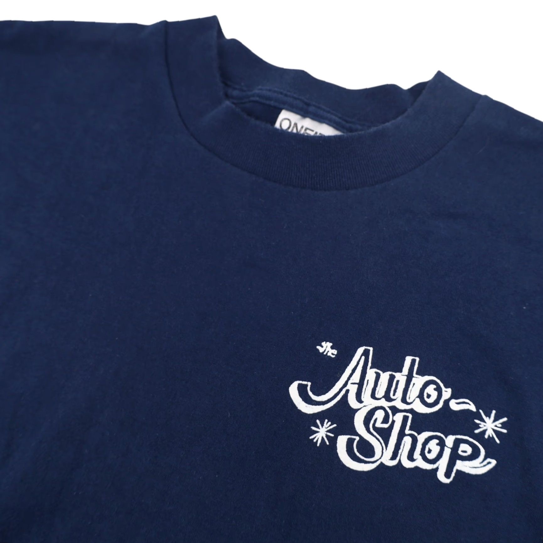 Vintage VINTAGE Auto Shop Mens Large Graphic T Shirt Blue Size US L / EU 52-54 / 3 - 4 Thumbnail