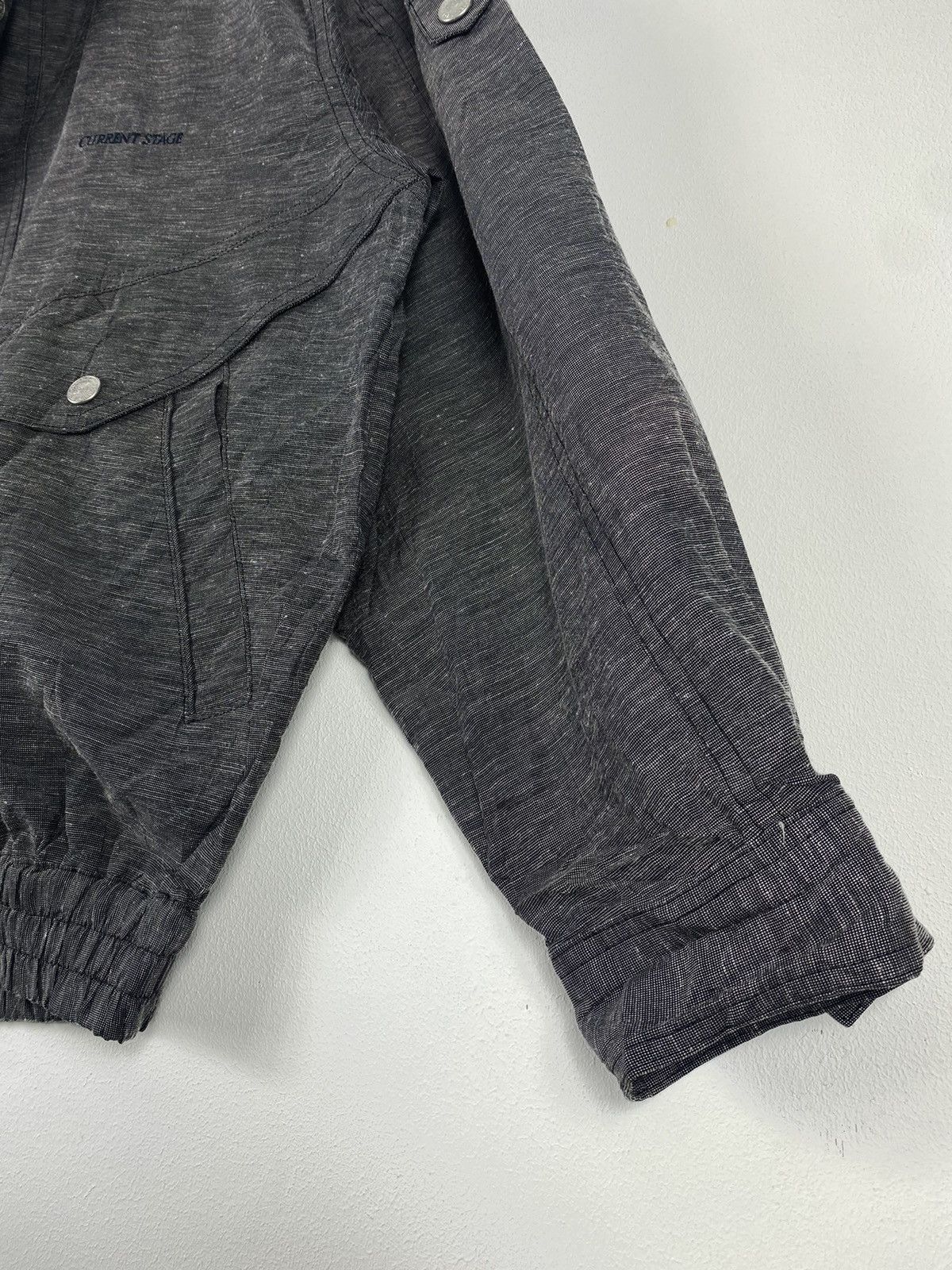 Japanese Brand Vintage 90s Casual Work Zipper Jacket by Current Stage Size US M / EU 48-50 / 2 - 3 Thumbnail
